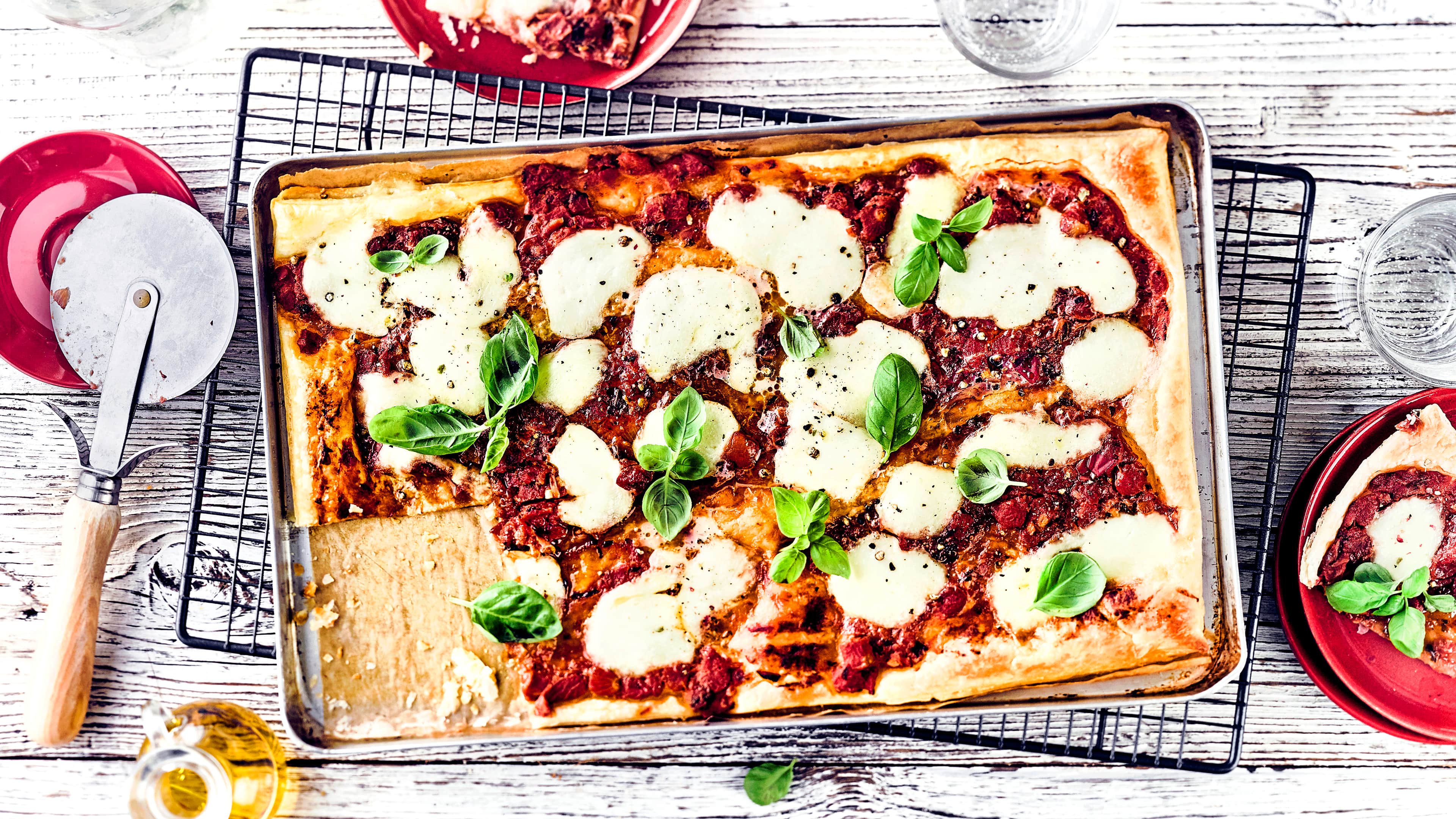 Blätterteigpizza Blätterteigpizza