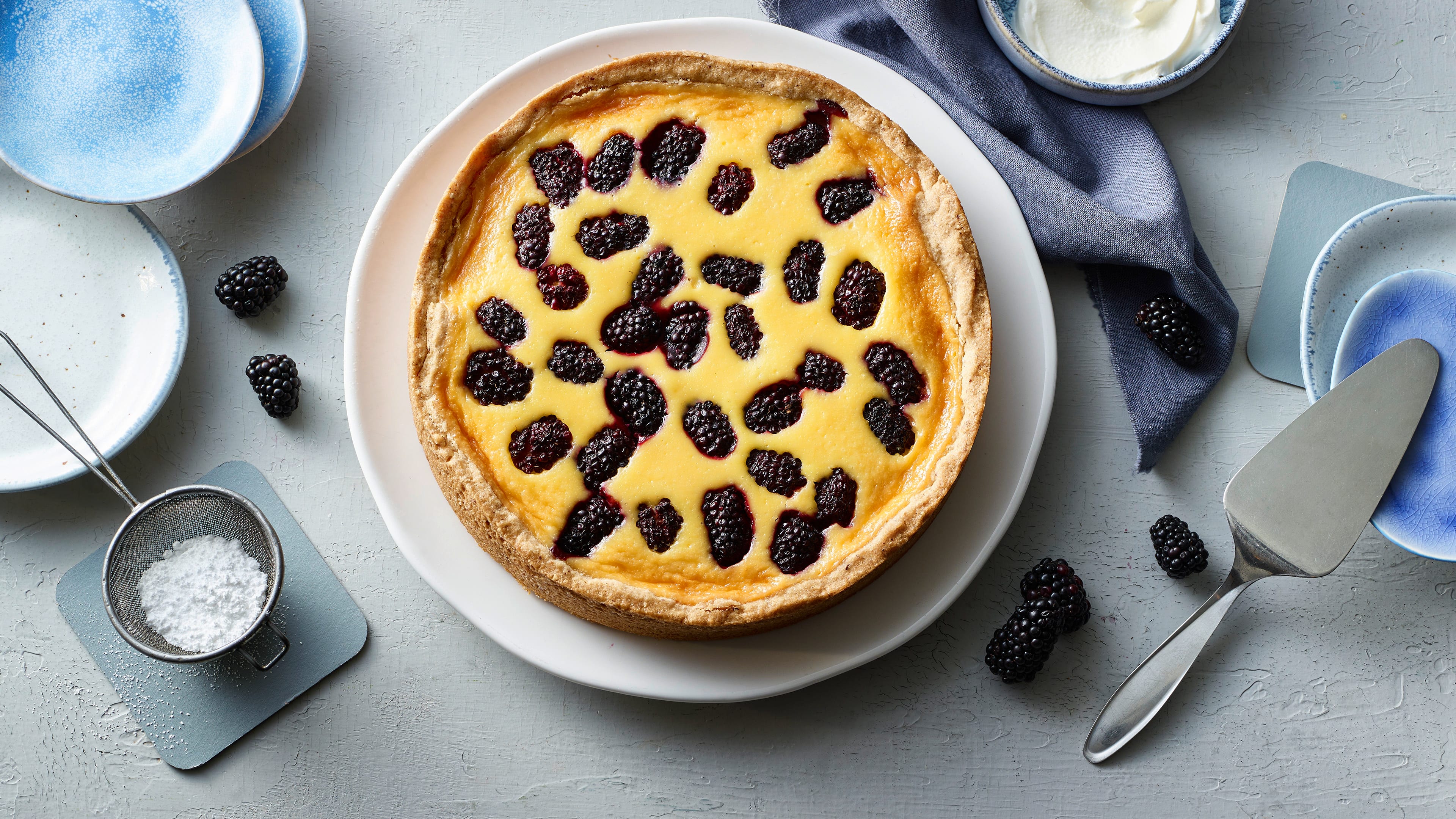 Brombeerkuchen mit Schmand Brombeerkuchen mit Schmand