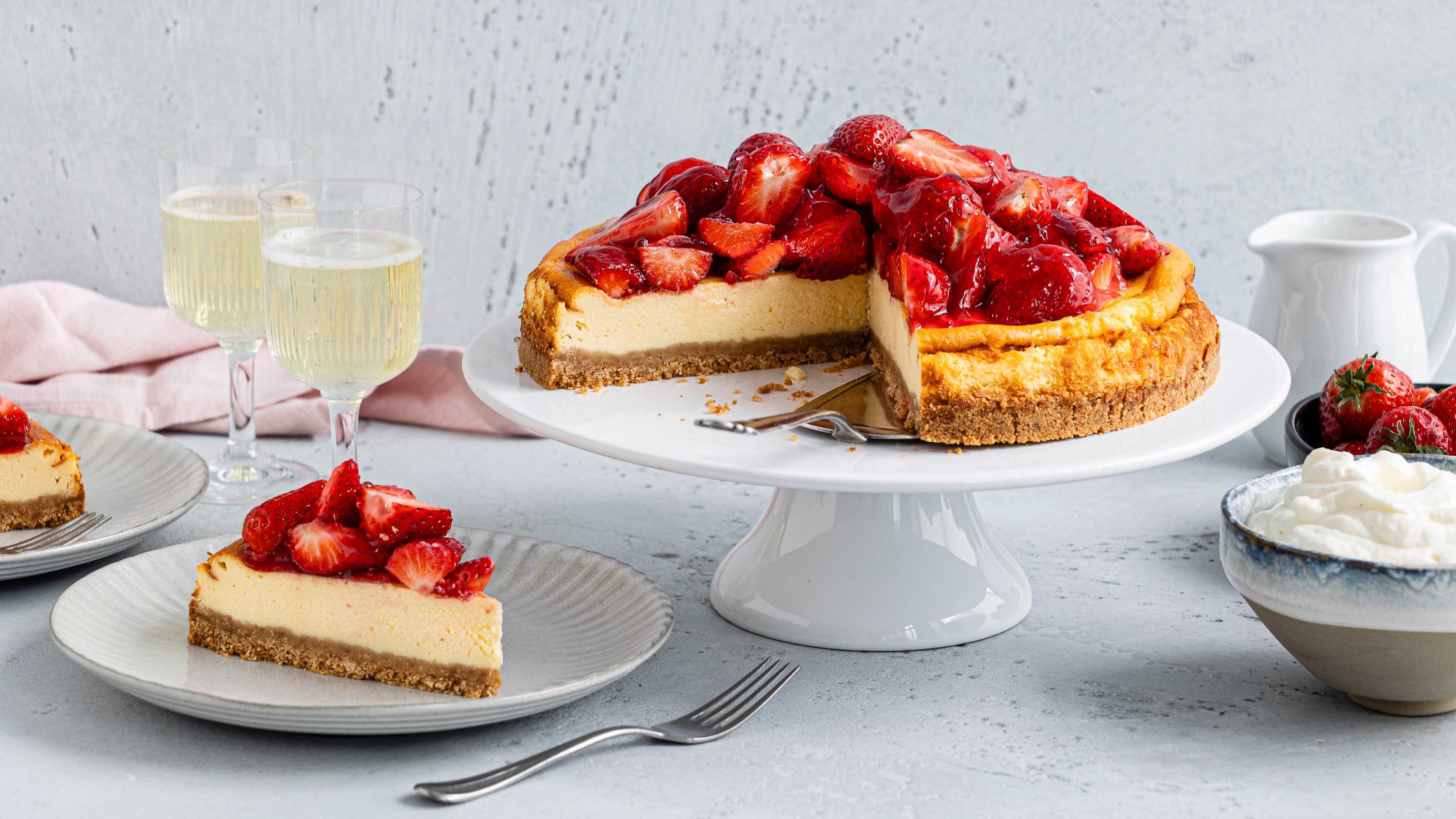 Erdbeer-Käsekuchen Erdbeer-Käsekuchen