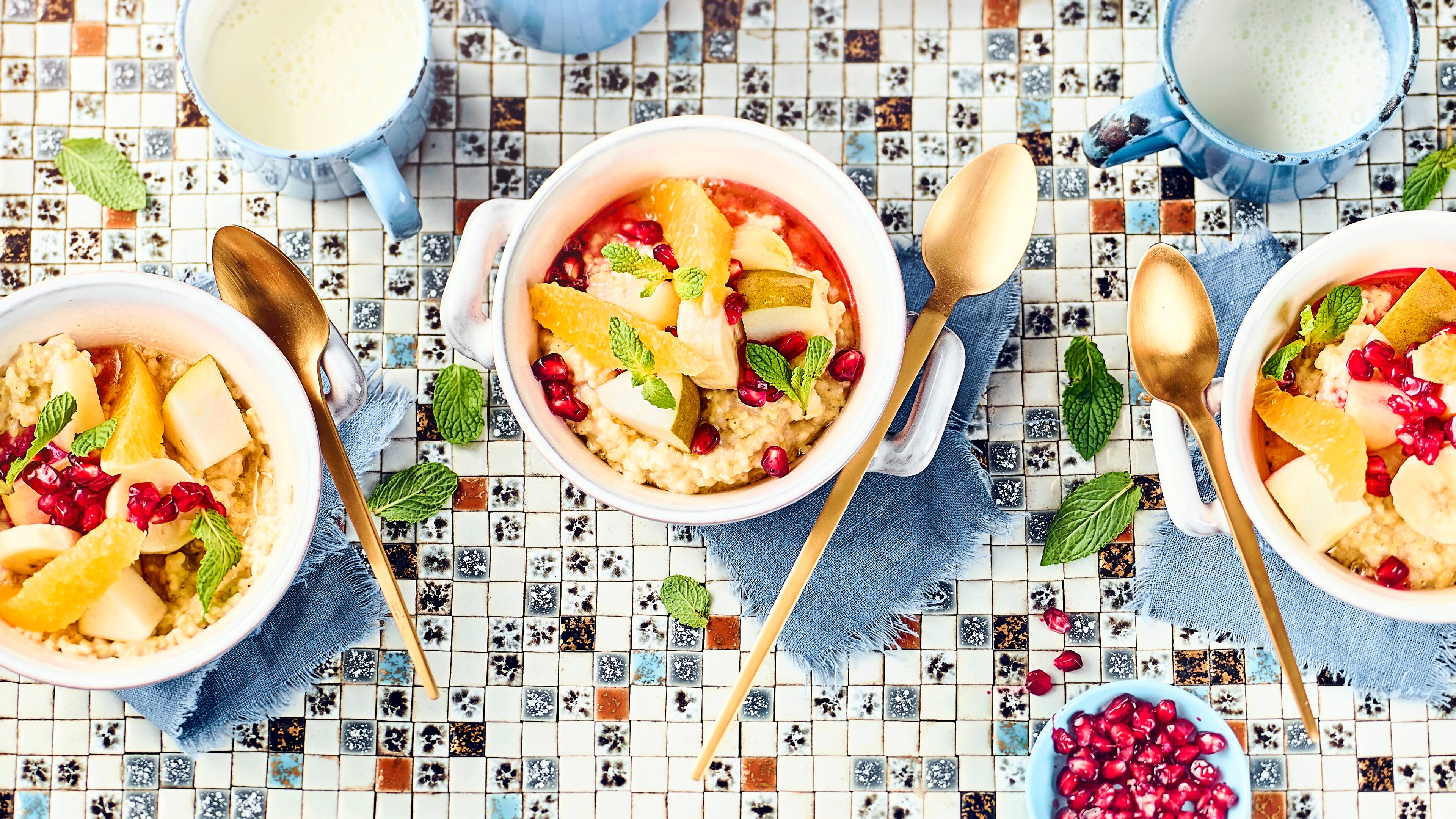 Fruchtiges Fitness-Frühstück Tun Sie sich und Ihrer Gesundheit bereits am Morgen etwas Gutes, indem Sie unser Fitness-Frühstück-Rezept ausprobieren!
