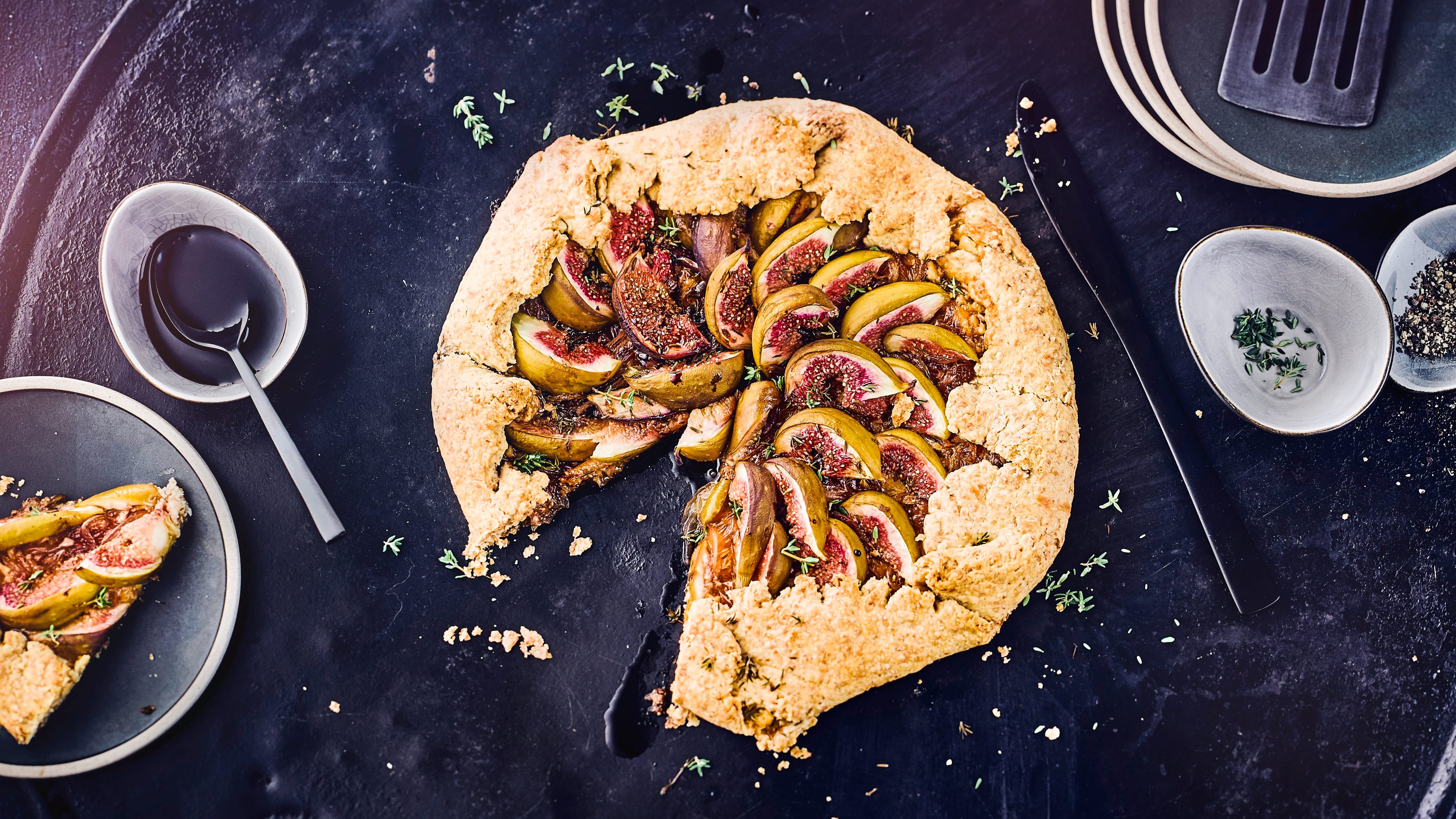 Galette mit Feigen Galette mit Feigen
