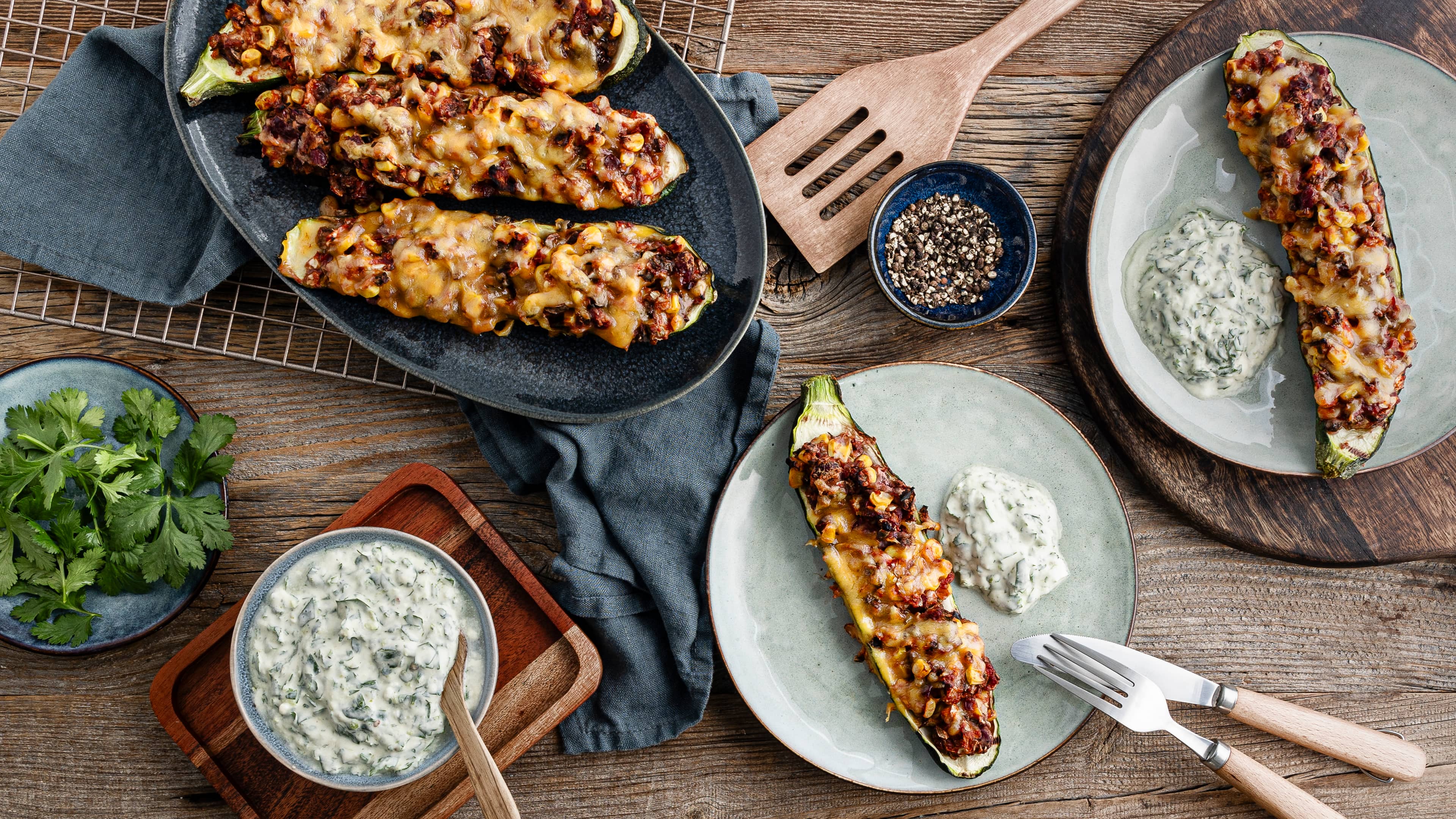 Gegrillte Zucchini Gegrillte Zucchini