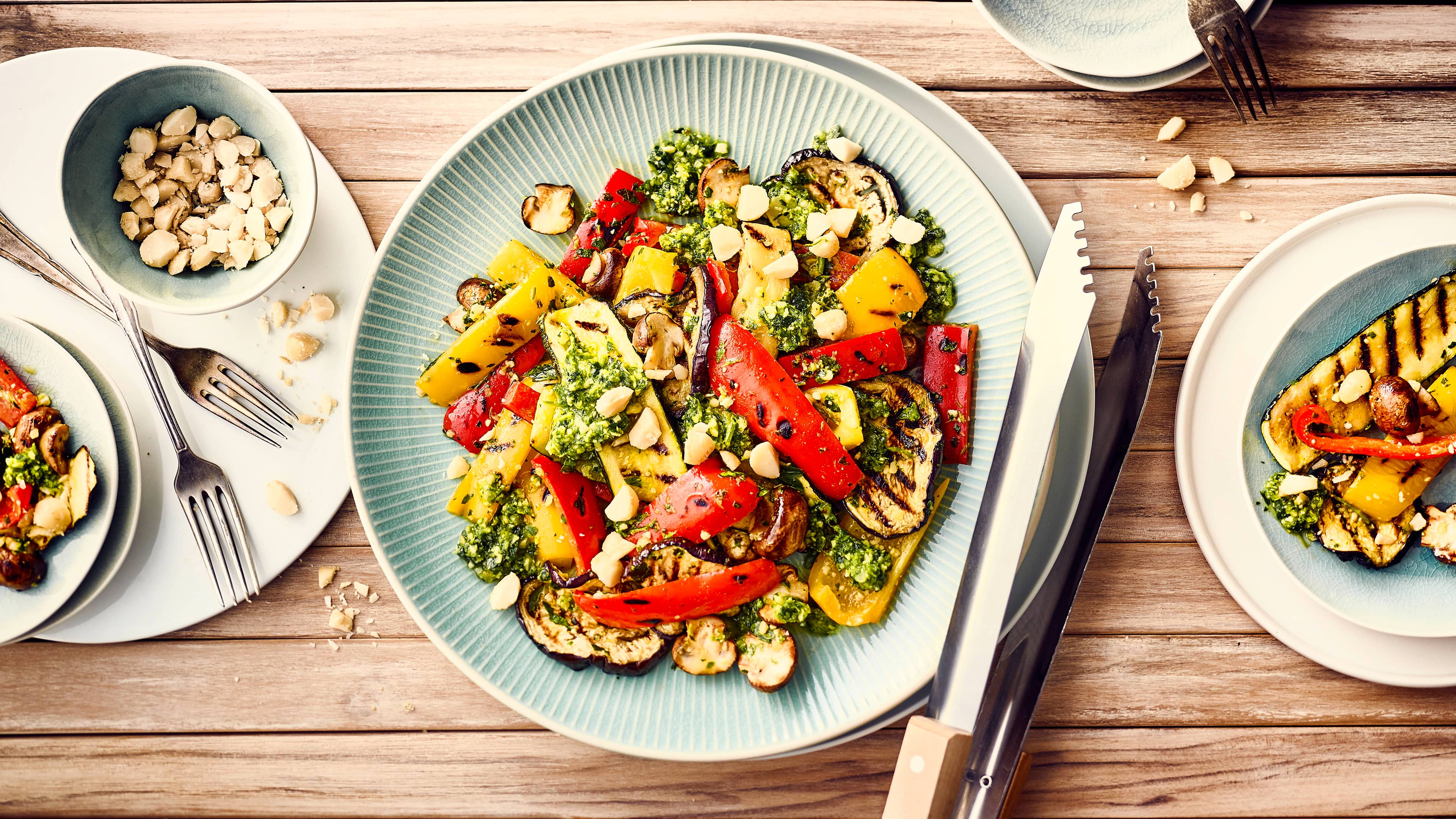 Gegrillter Gemüsesalat Gegrillter Gemüsesalat