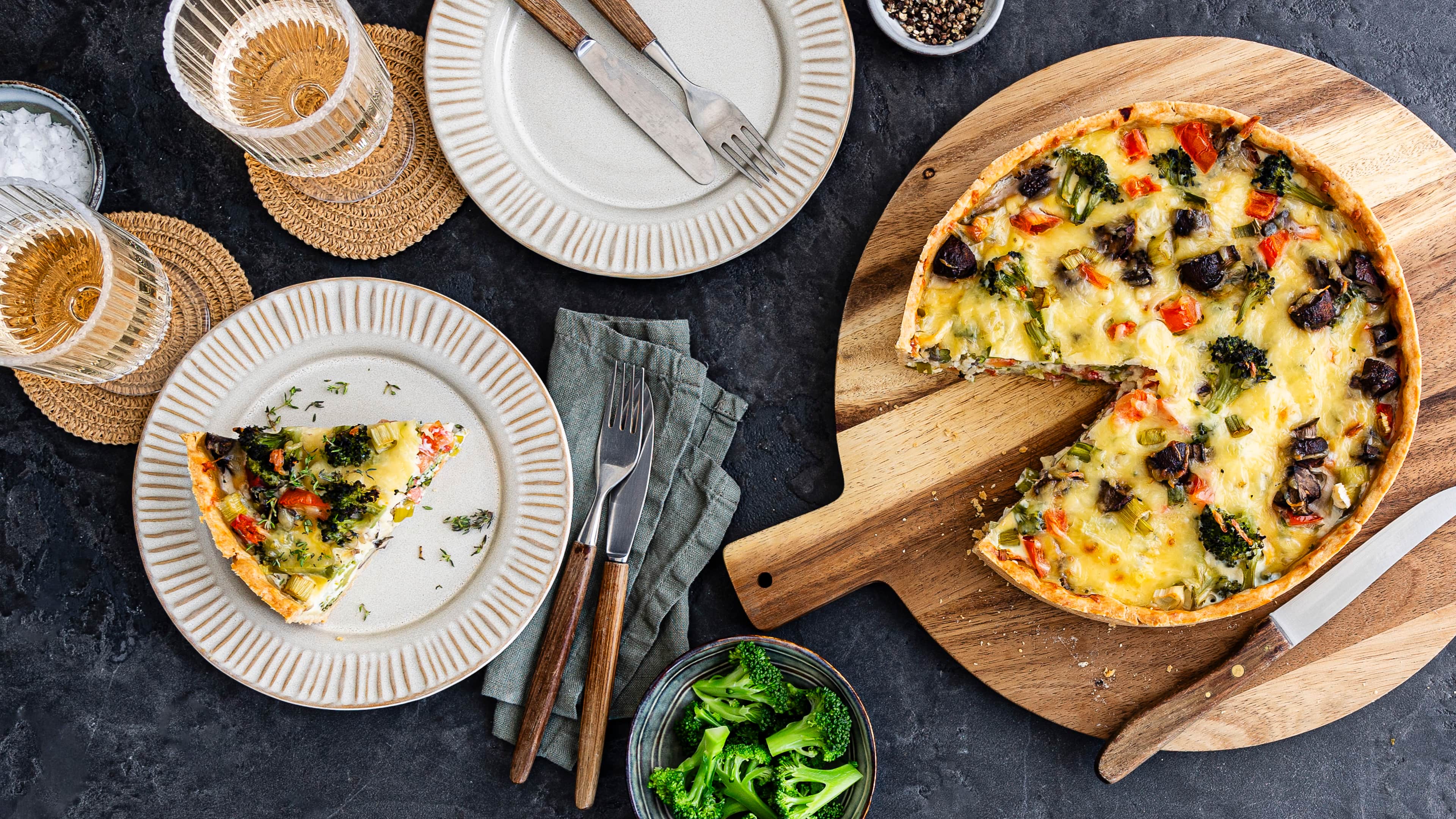 Gemüse-Quiche Gemüse-Quiche