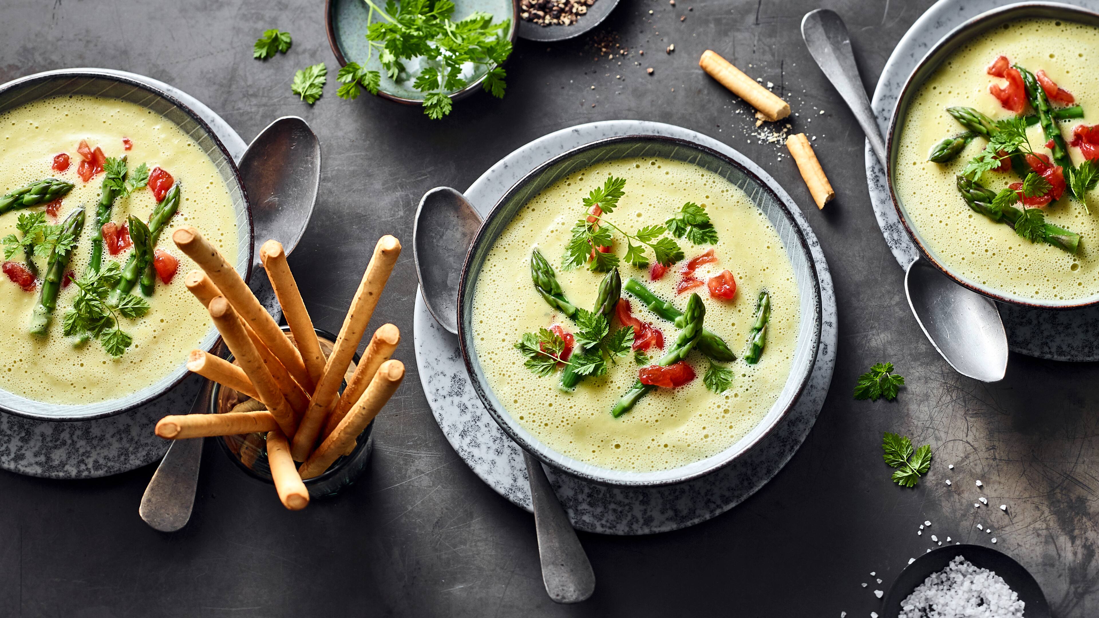 Grüne Spargelsuppe