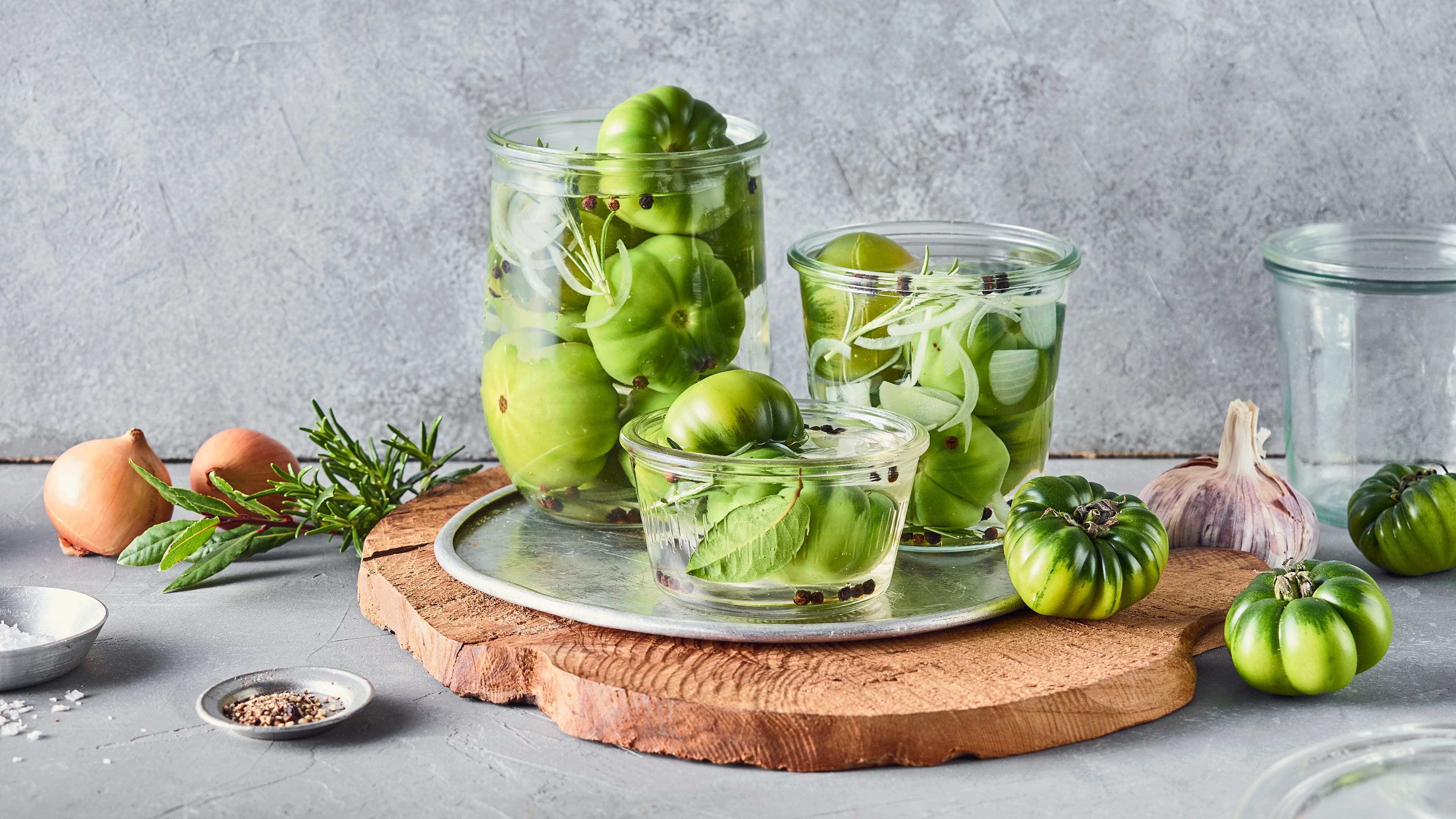 Grüne Tomaten einlegen Grüne Tomaten einlegen
