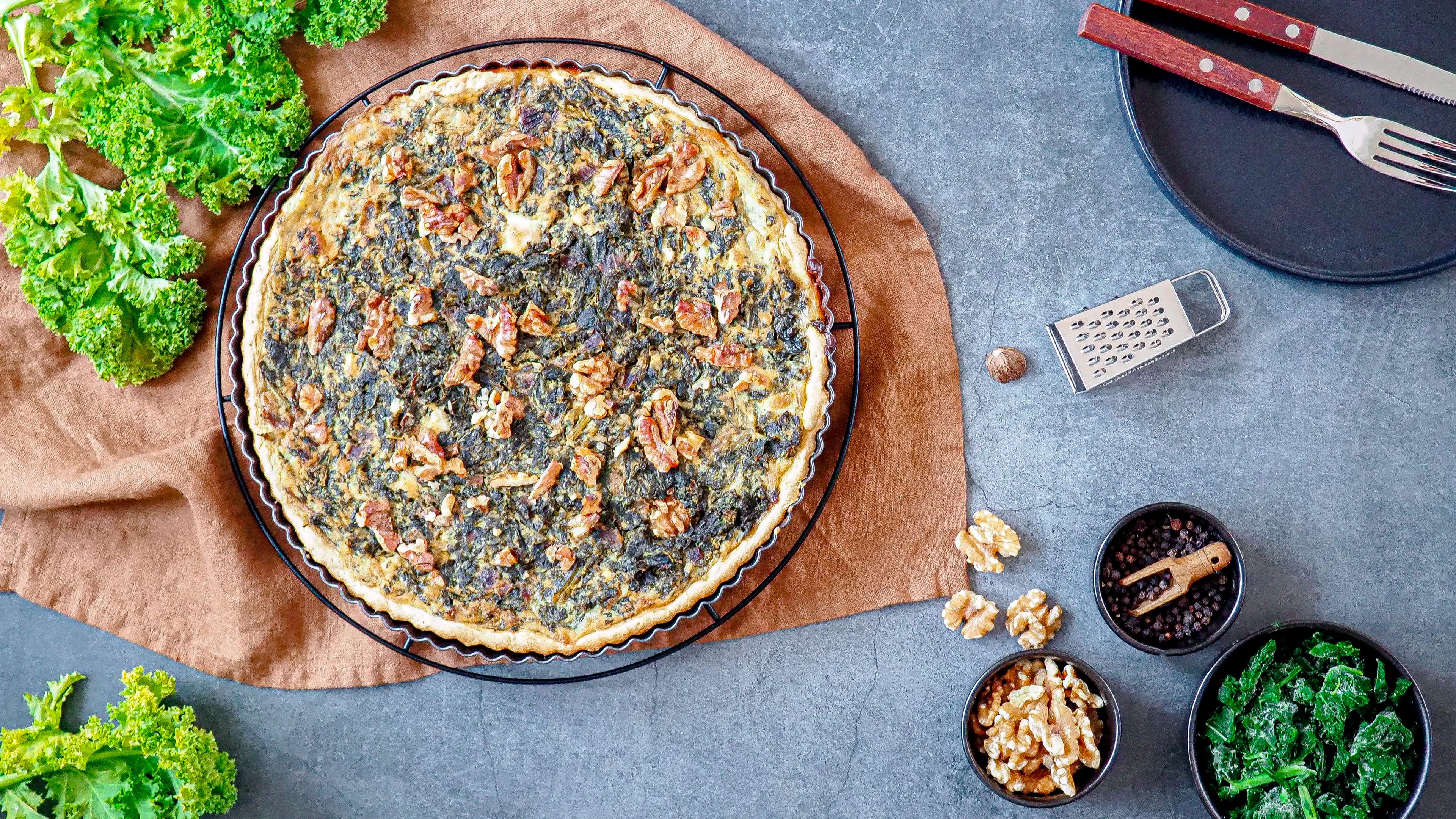 Grünkohl-Quiche Grünkohl-Quiche