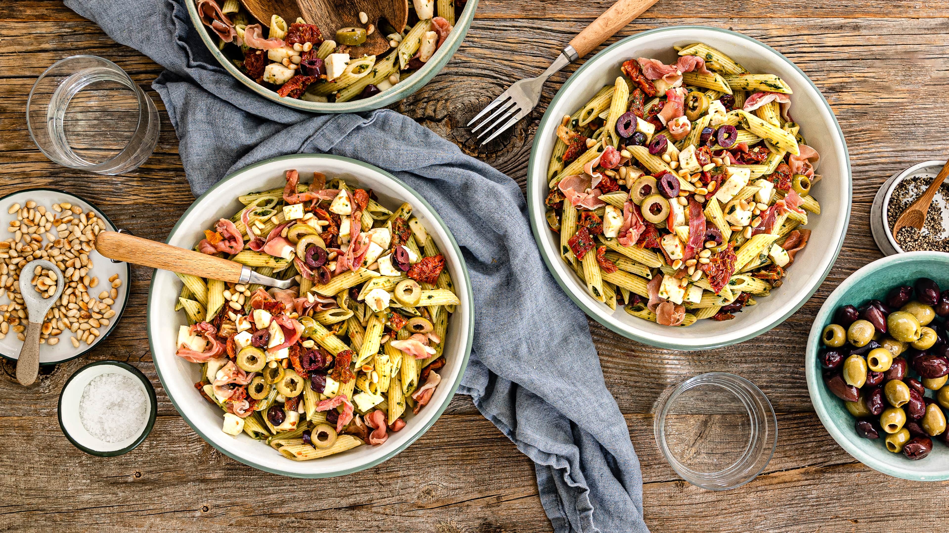 italienischer Nudelsalat italienischer Nudelsalat