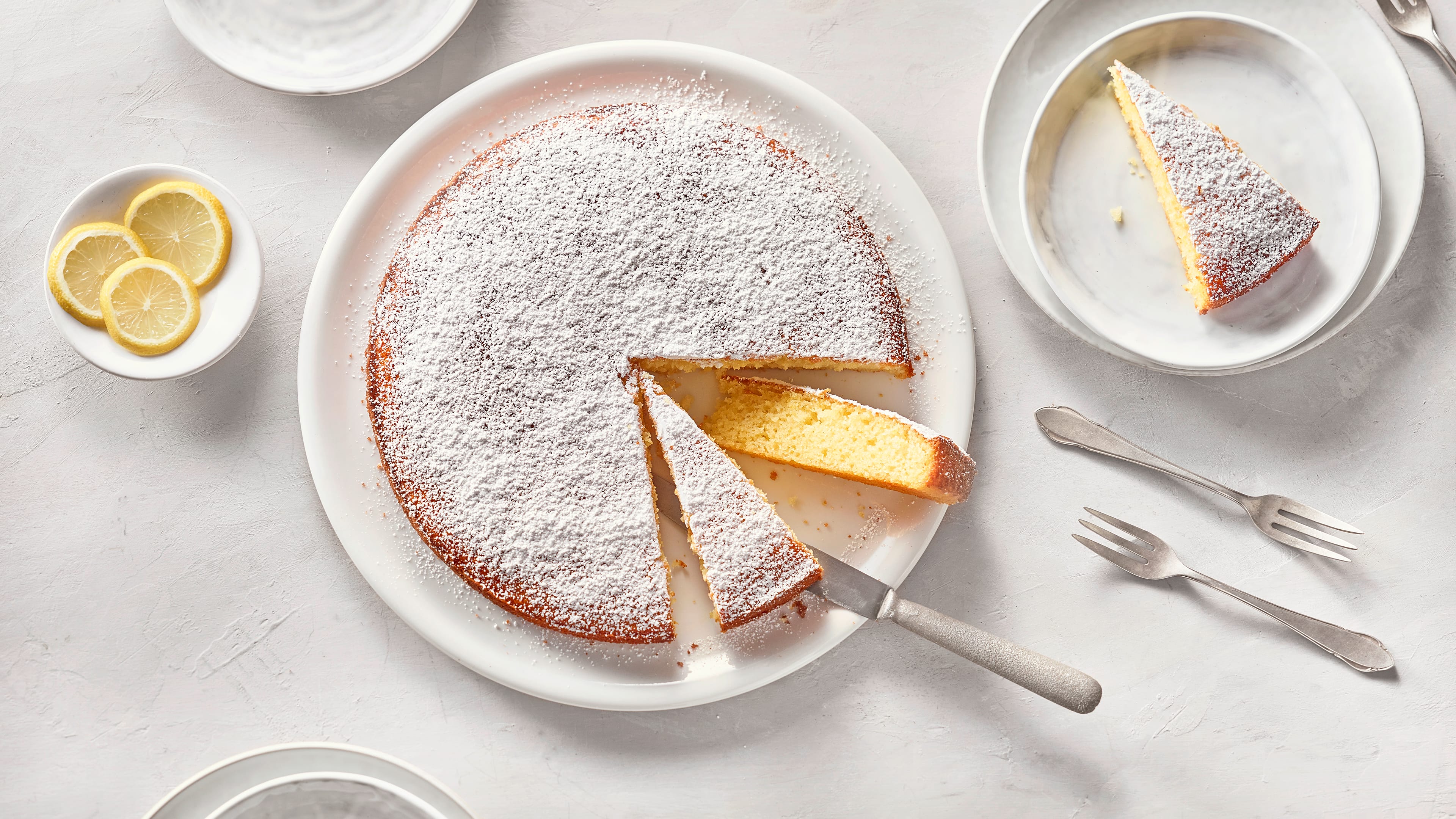 Italienischer Zitronenkuchen Italienischer Zitronenkuchen
