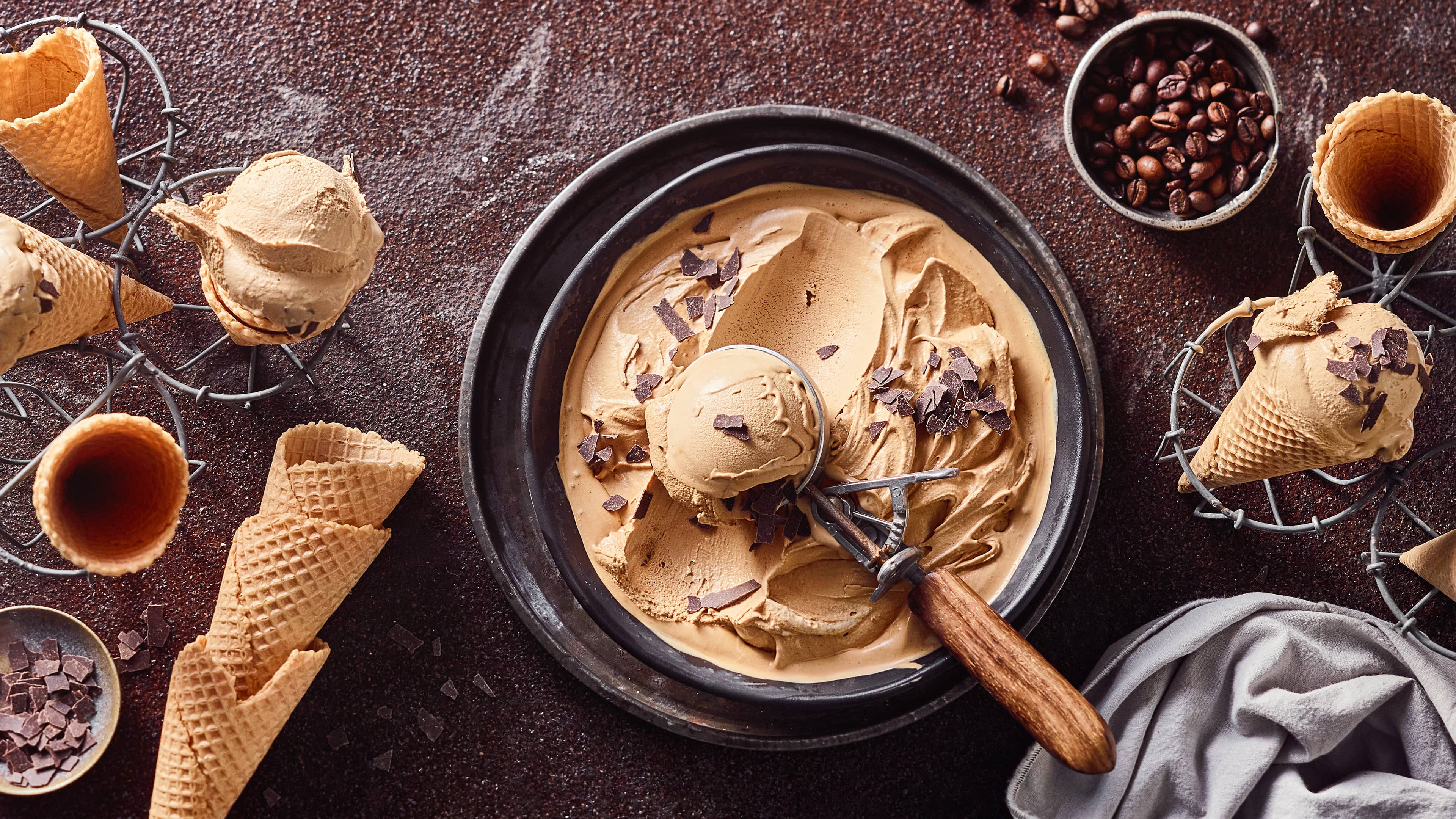 Kaffee-Eis Kaffee-Eis