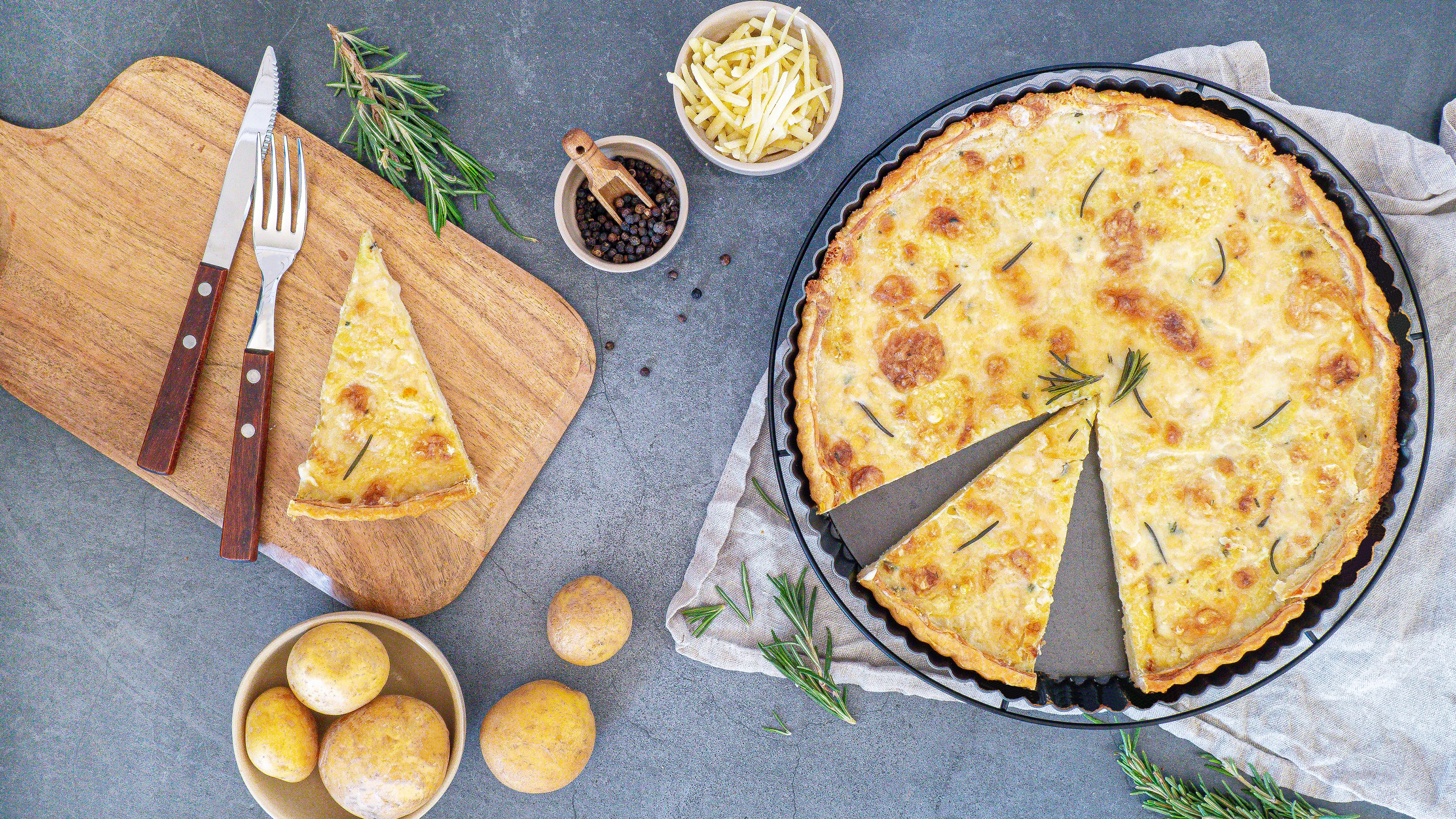 Kartoffel-Quiche Kartoffel-Quiche