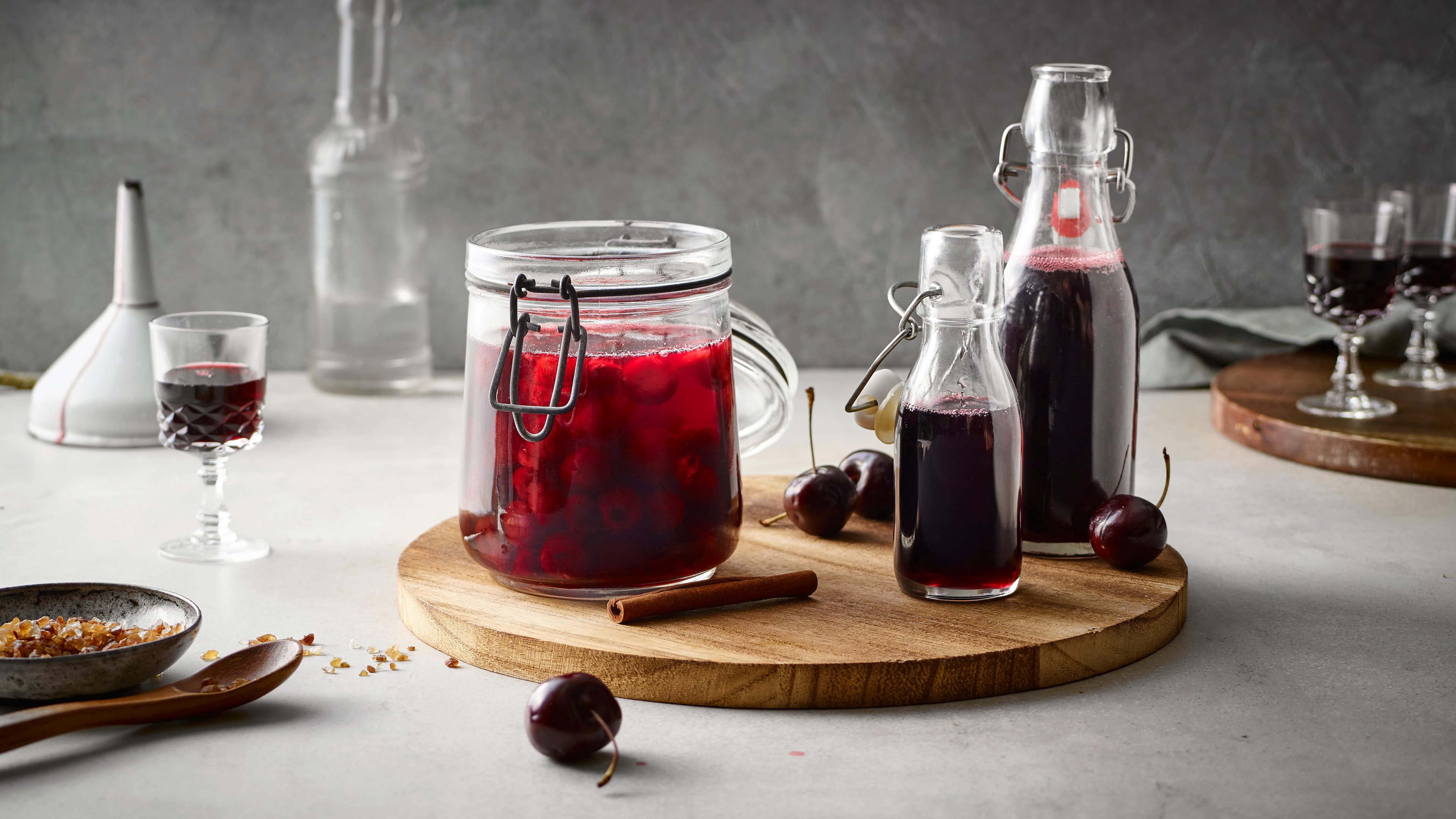 Kirschlikör selber machen