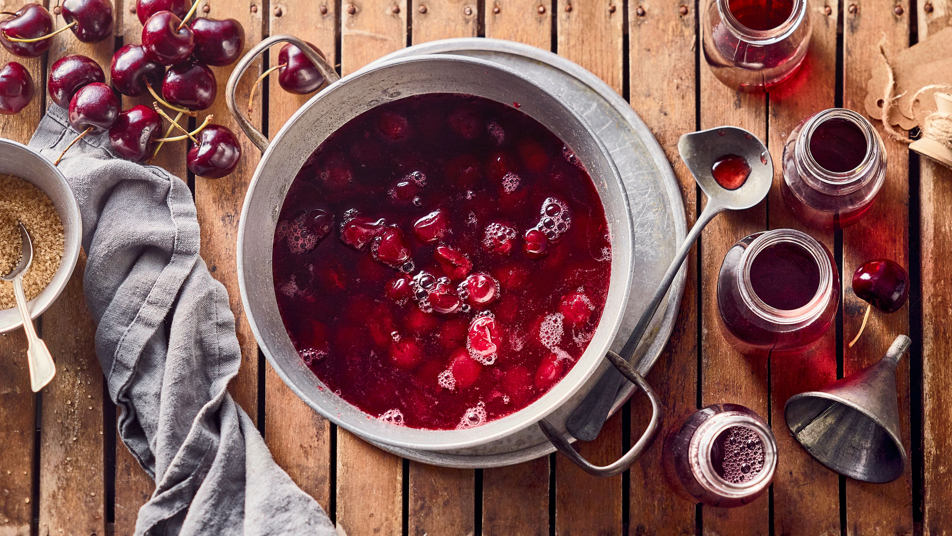 Kirschsaft selber machen Kirschsaft selber machen