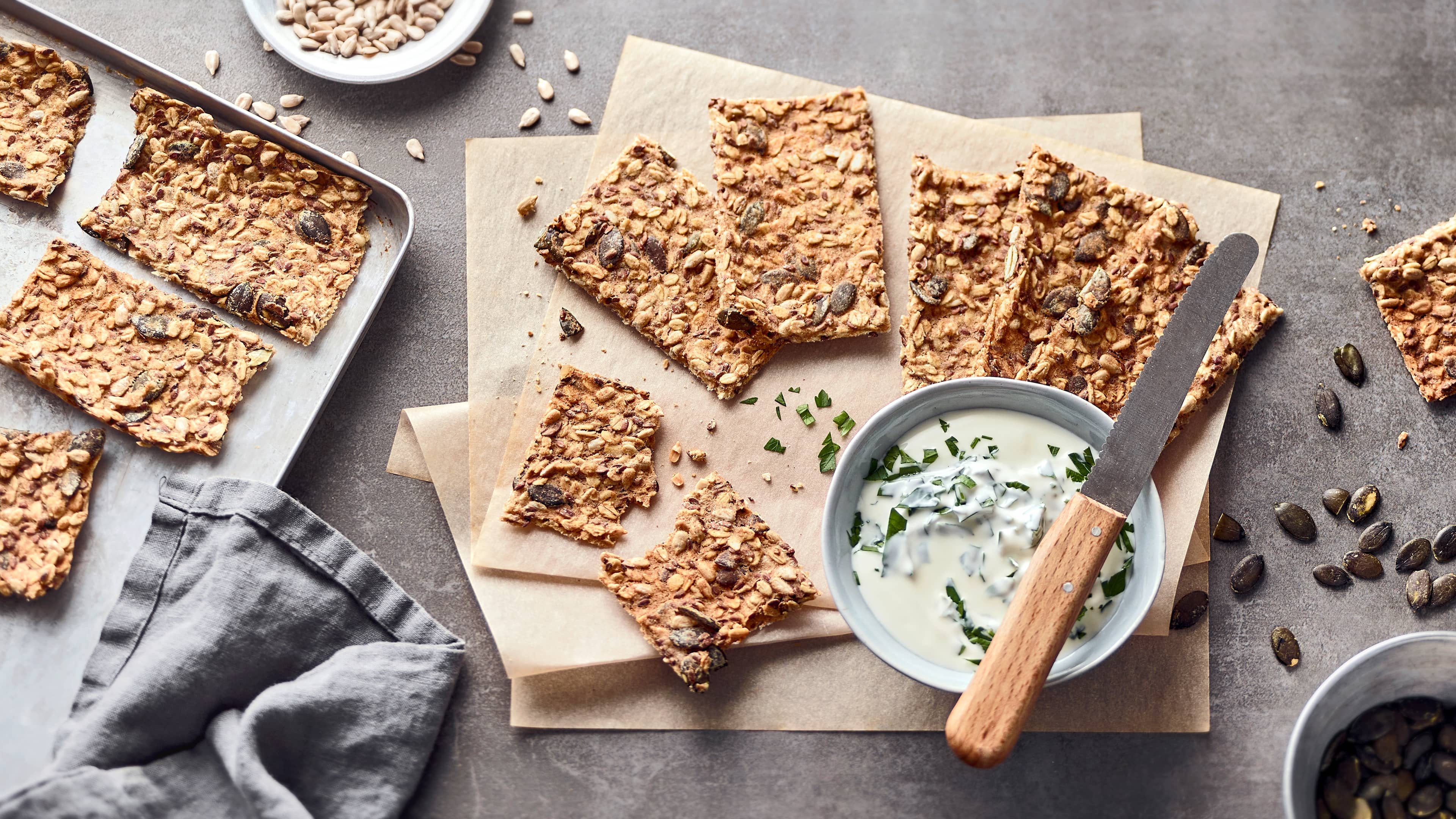 Knäckebrot selber machen Knäckebrot selber machen