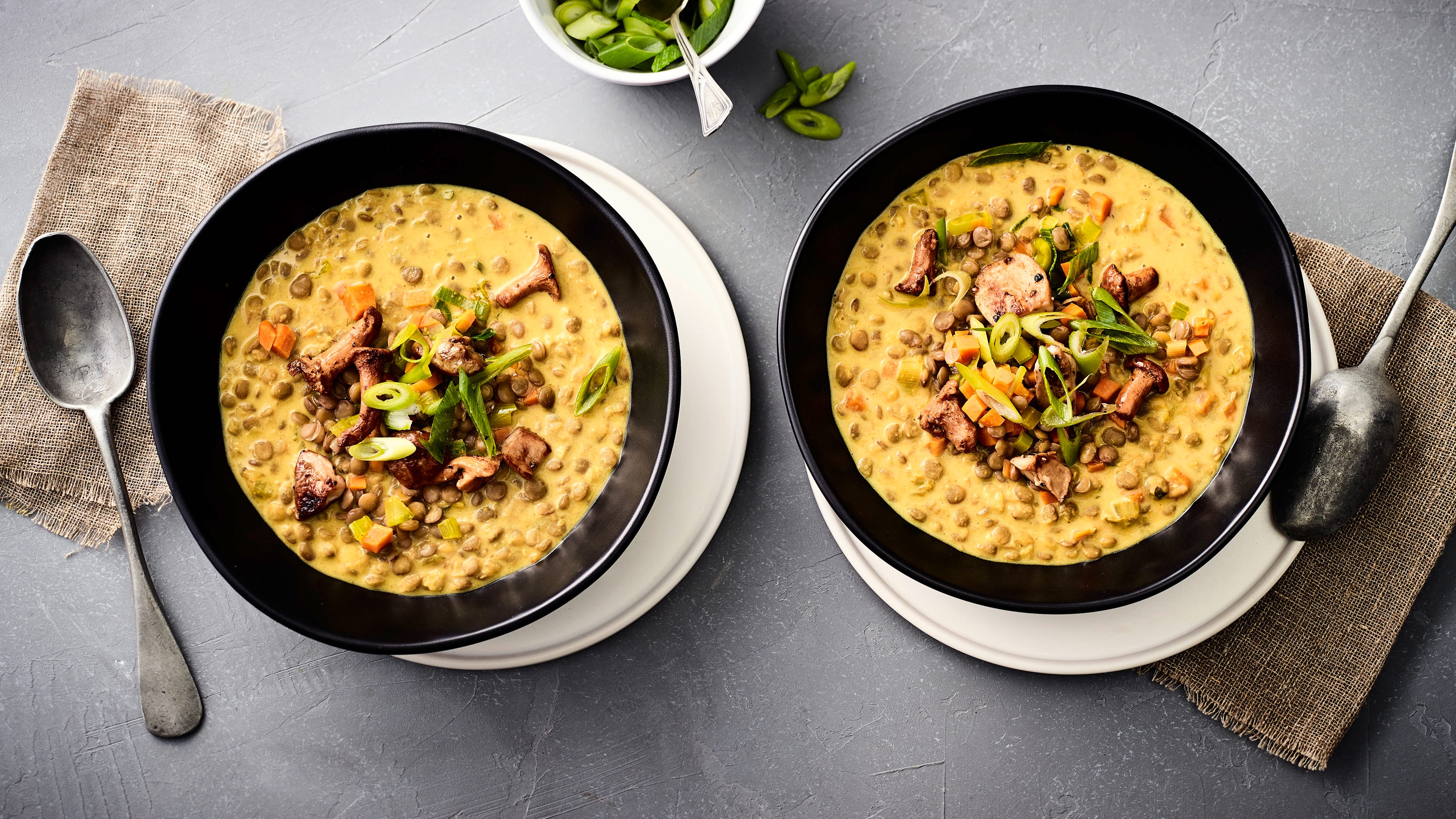 Linseneintopf mit Curry Linseneintopf mit Curry