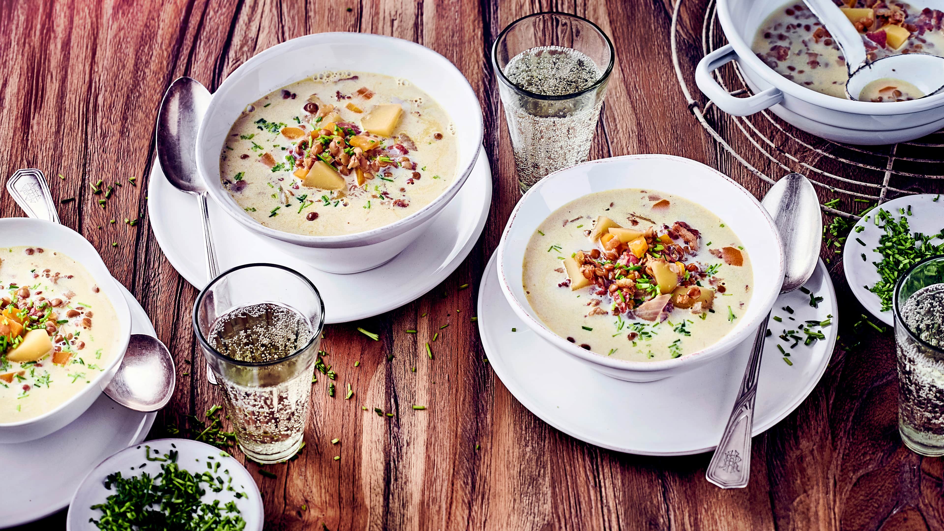 Linsensuppe aus Lothringen Linsensuppe aus Lothringen