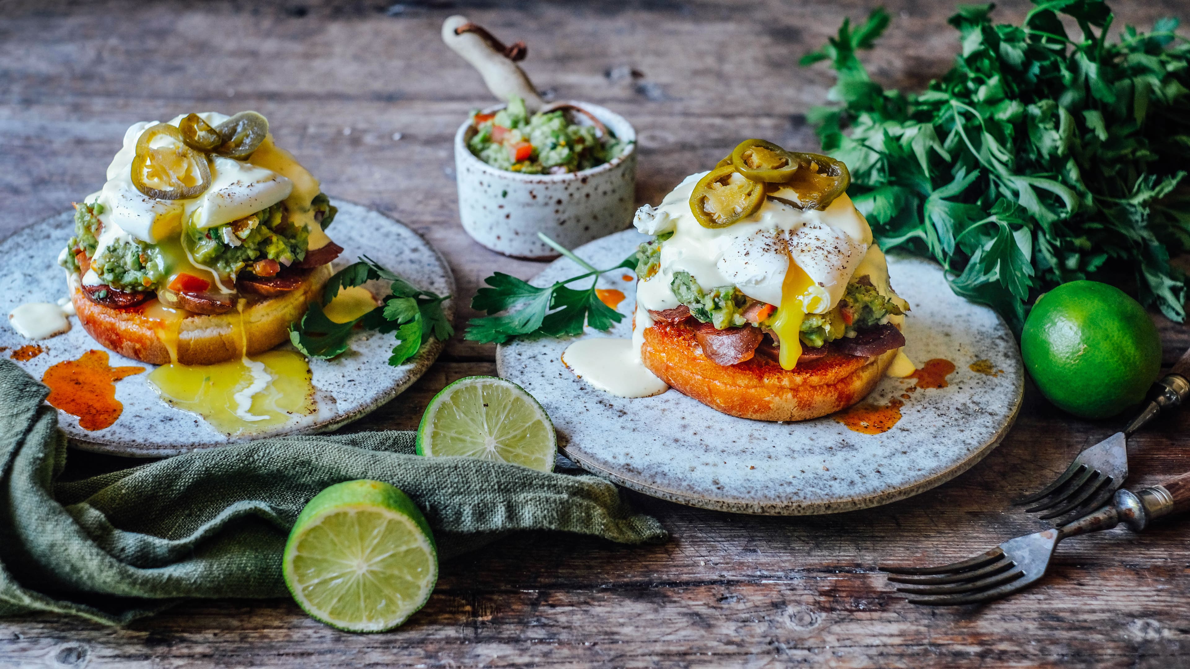 Mexikanische Eggs Benedict Mexikanische Eggs Benedict