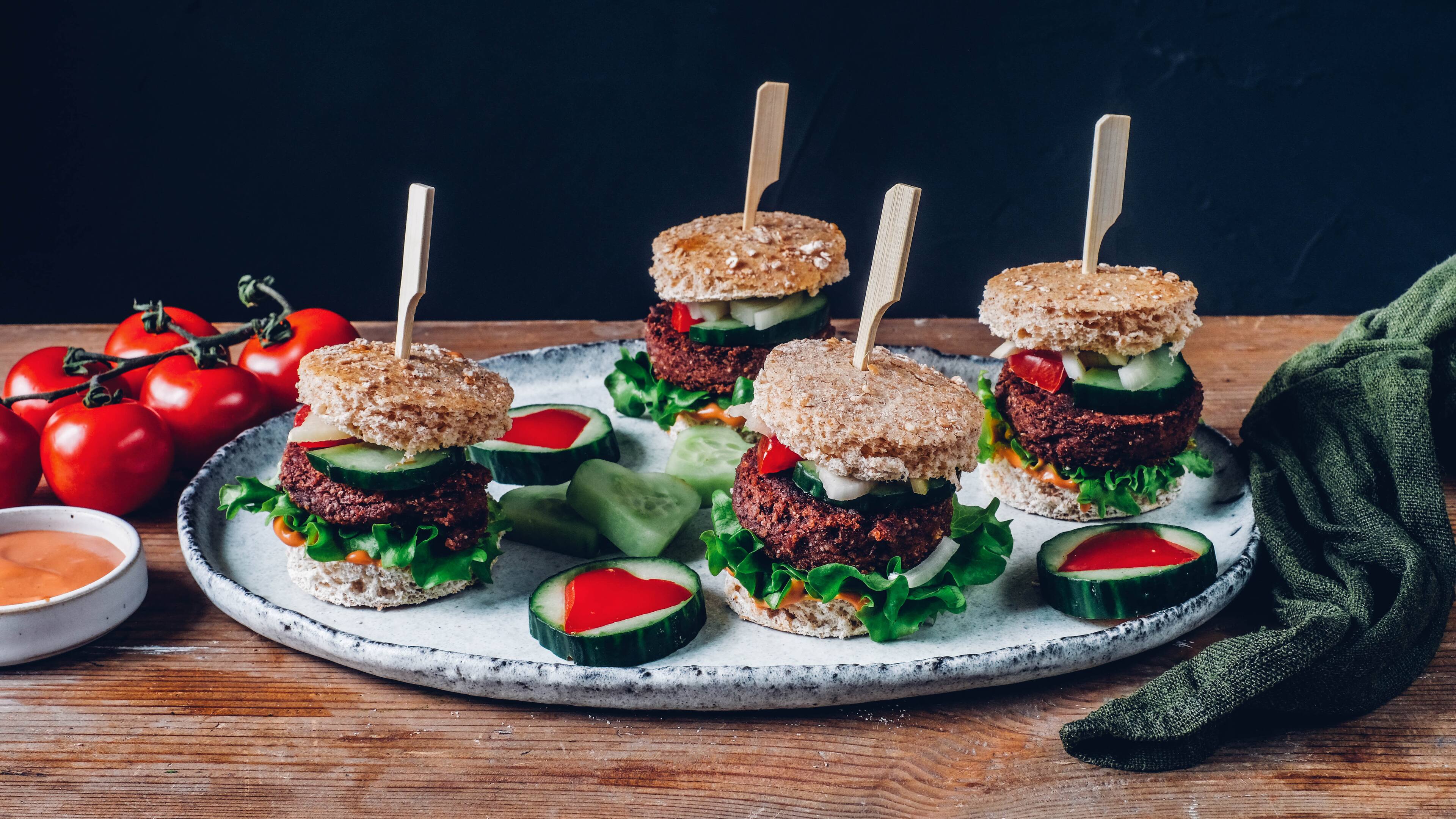 Mini Veggie-Burger Mini Veggie-Burger