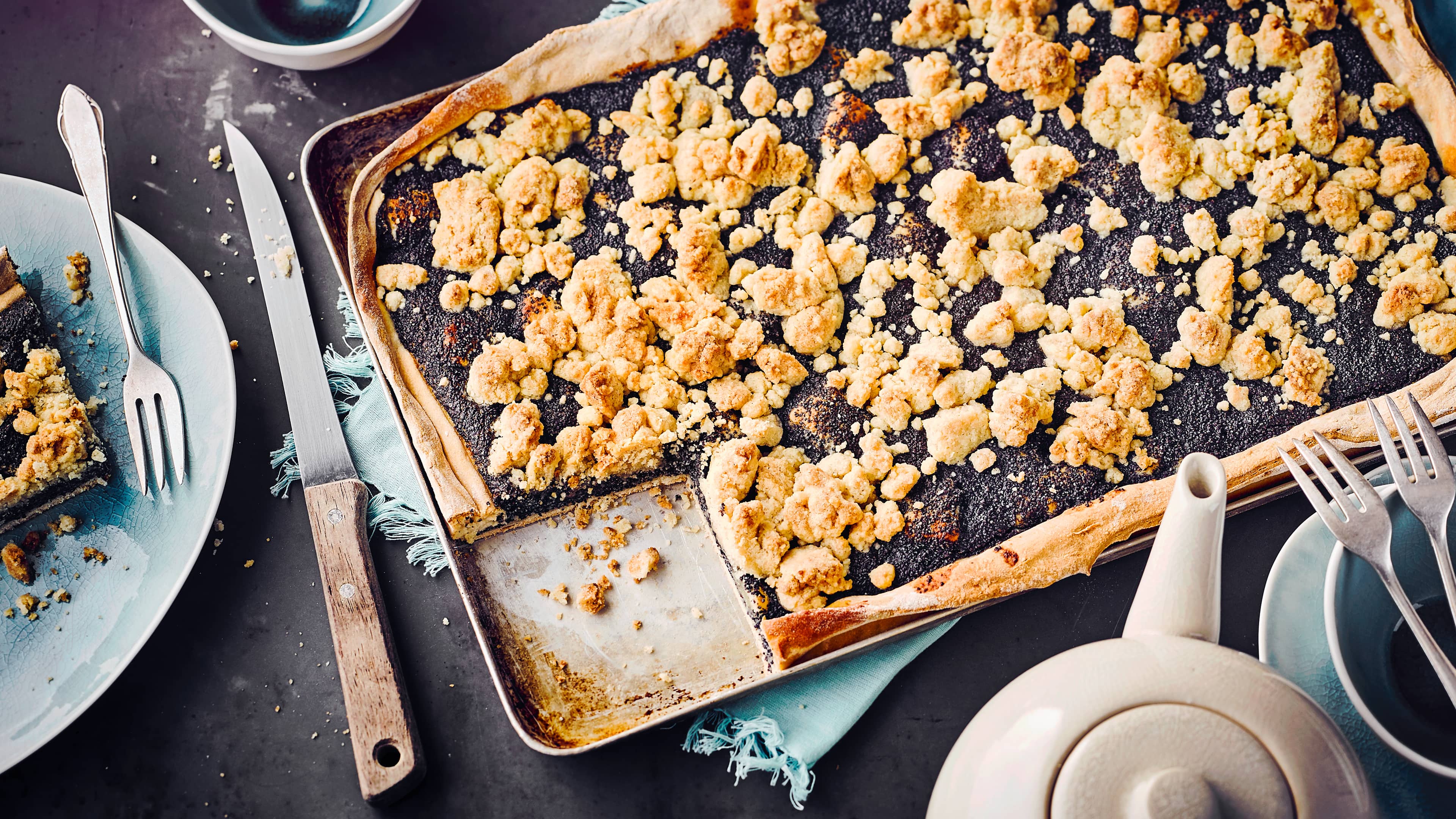 Mohnstreuselkuchen Mohnstreuselkuchen