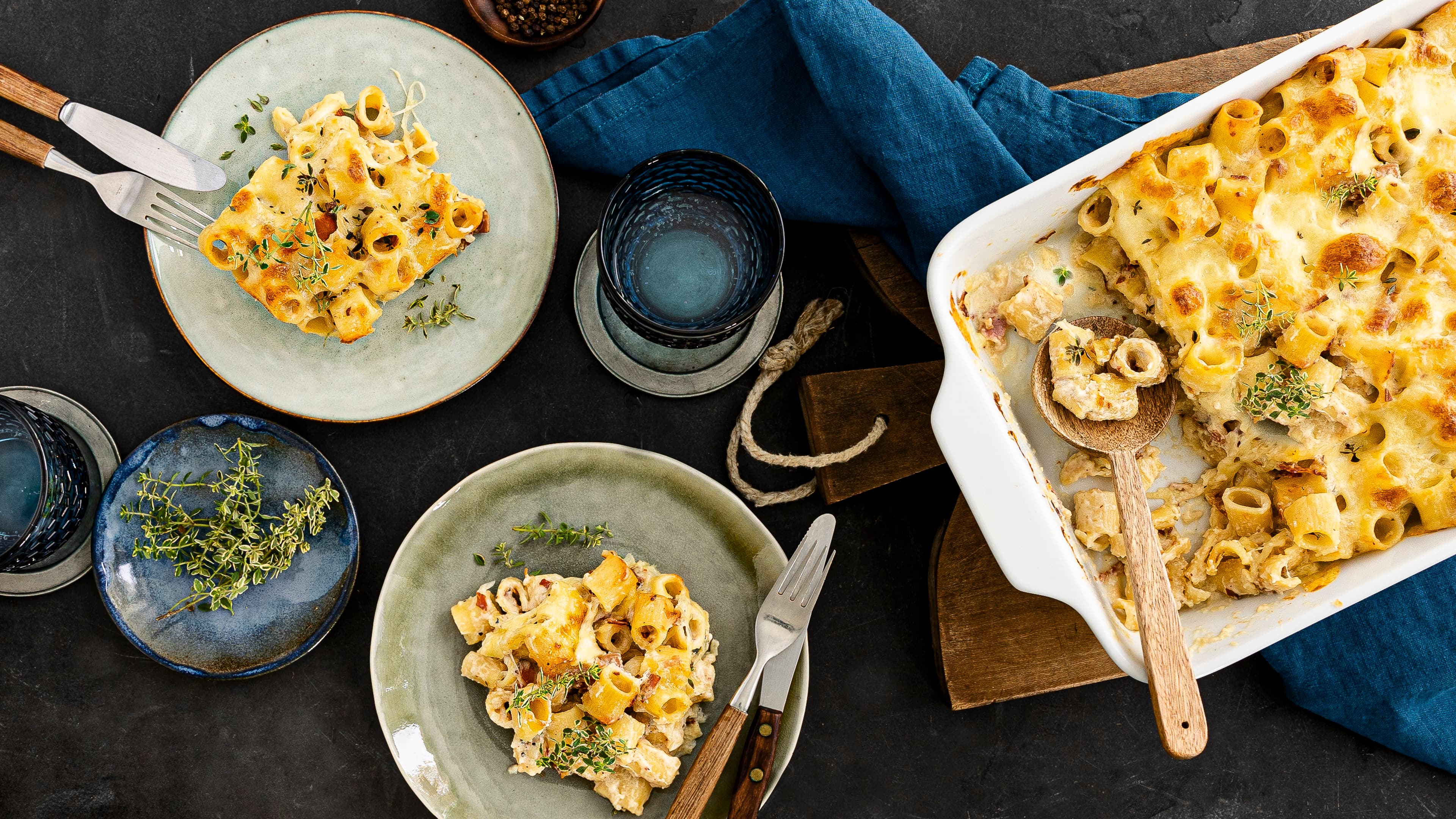 Nudel-Schinken-Gratin Nudel-Schinken-Gratin