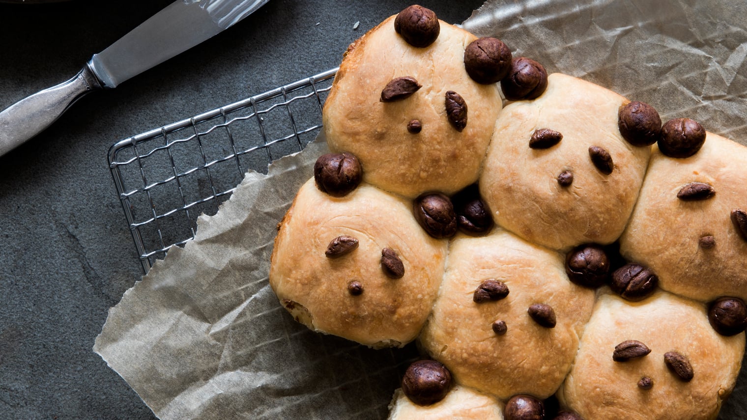 Panda-Milchbrötchen Panda-Milchbrötchen