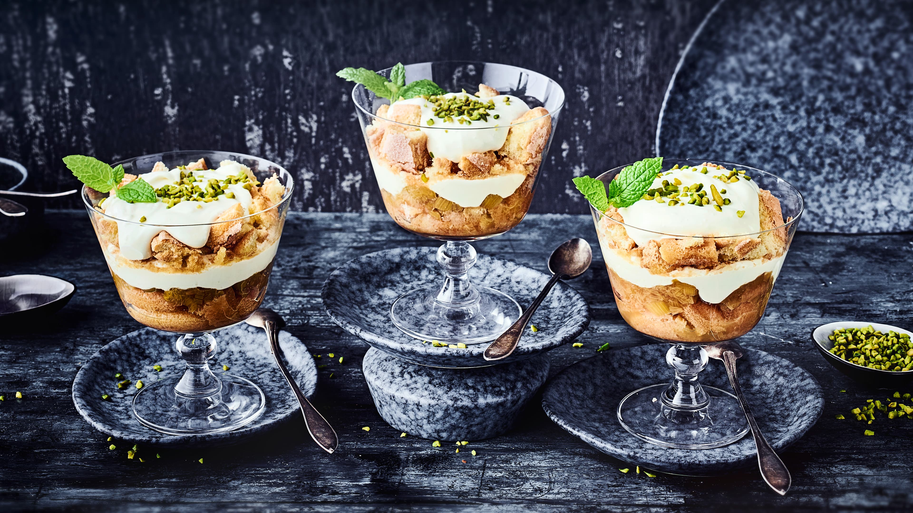 Rhabarber-Trifle Rhabarber-Trifle