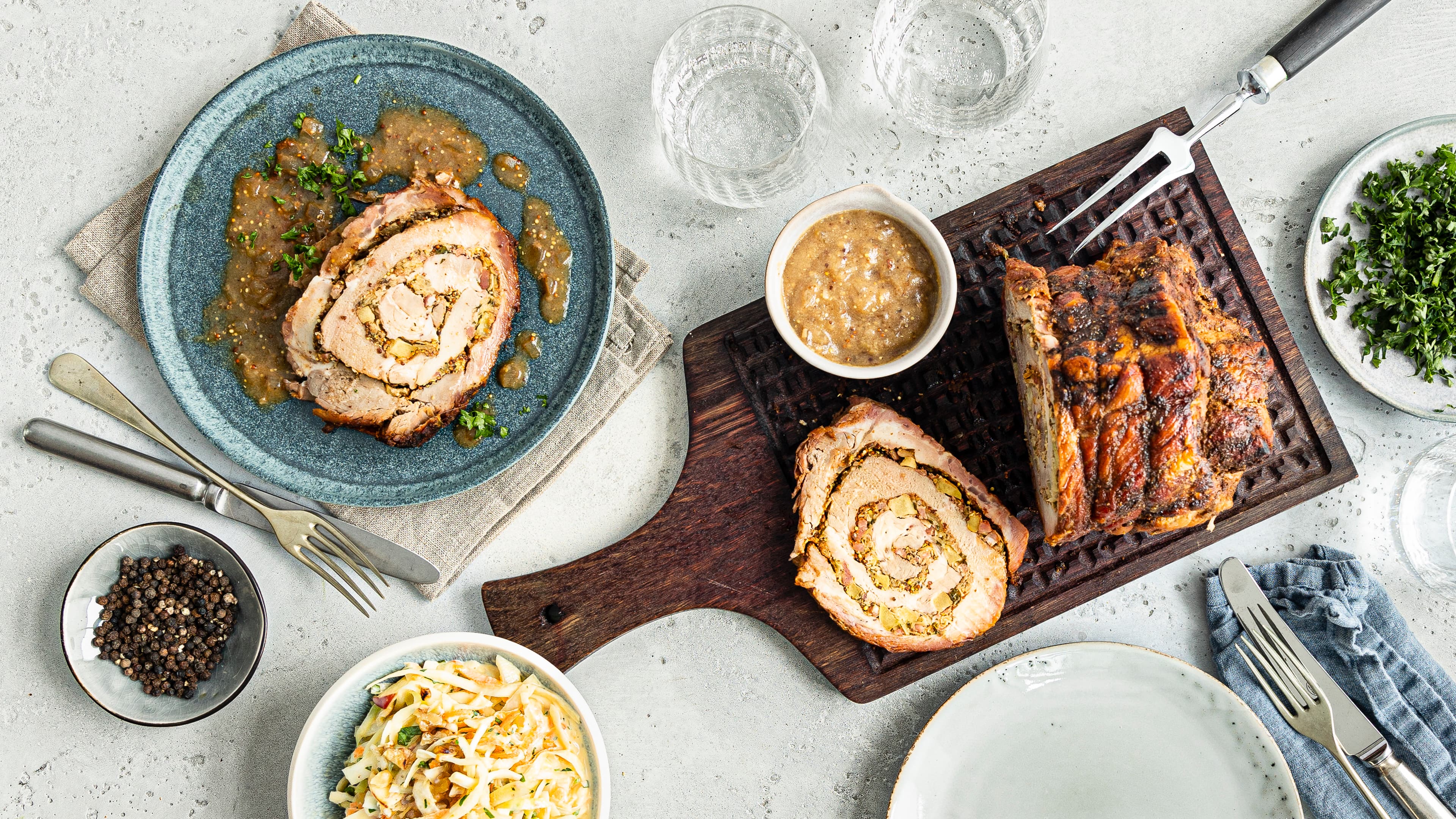 Rollbraten vom Grill Rollbraten vom Grill