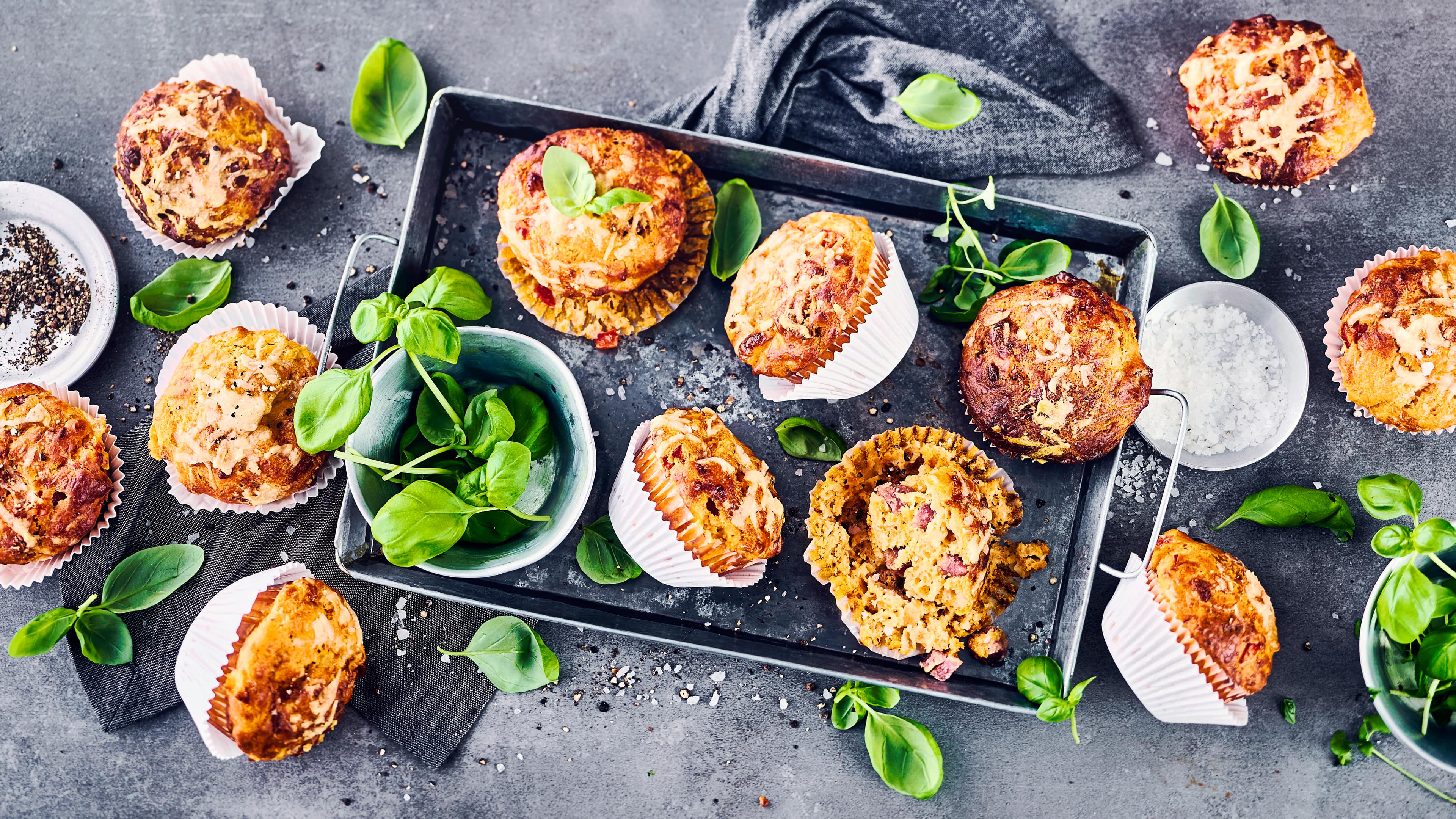 Salami Muffins Salami Muffins