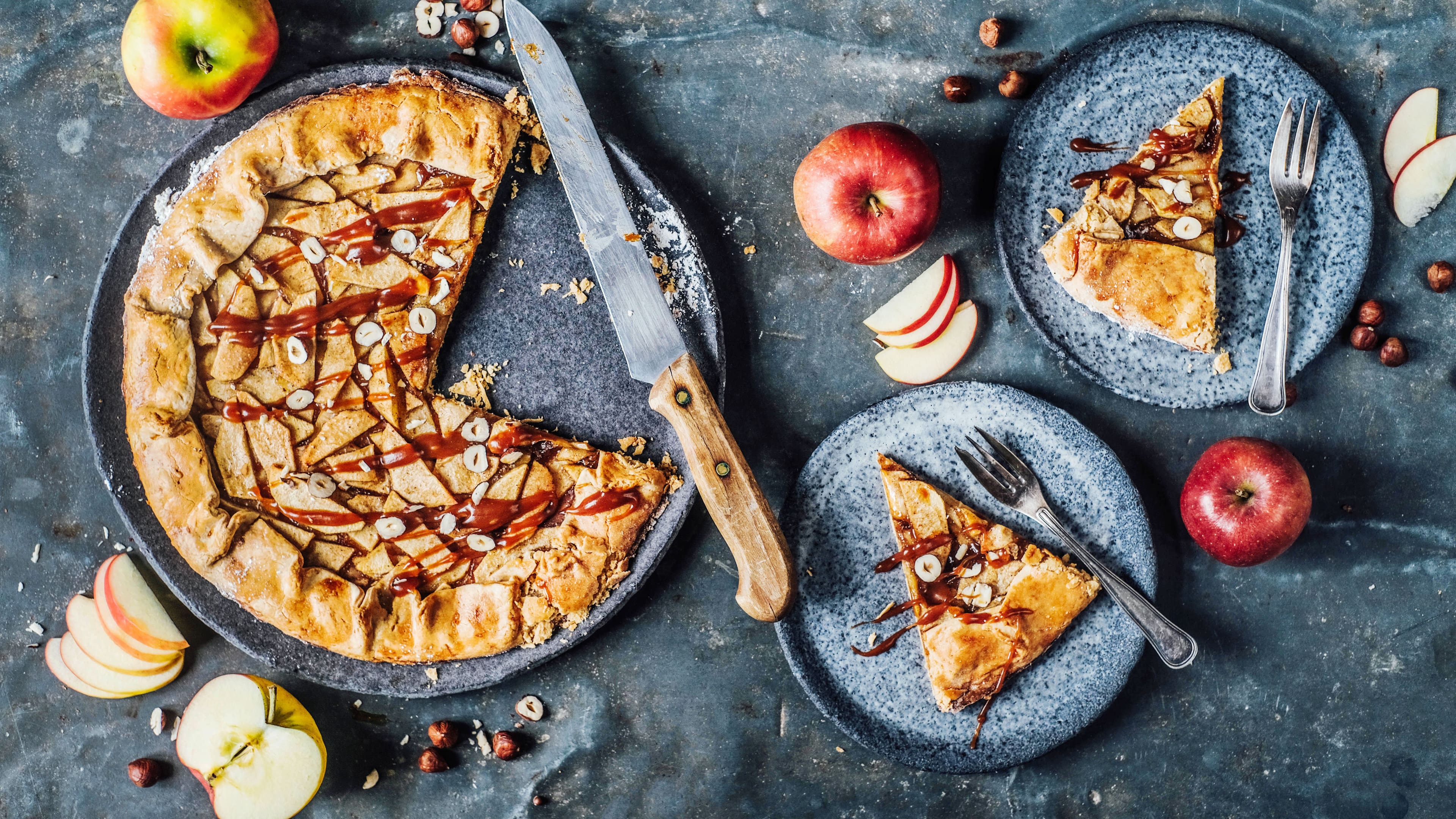 Salted Caramel Apfel-Galette Salted Caramel Apfel-Galette