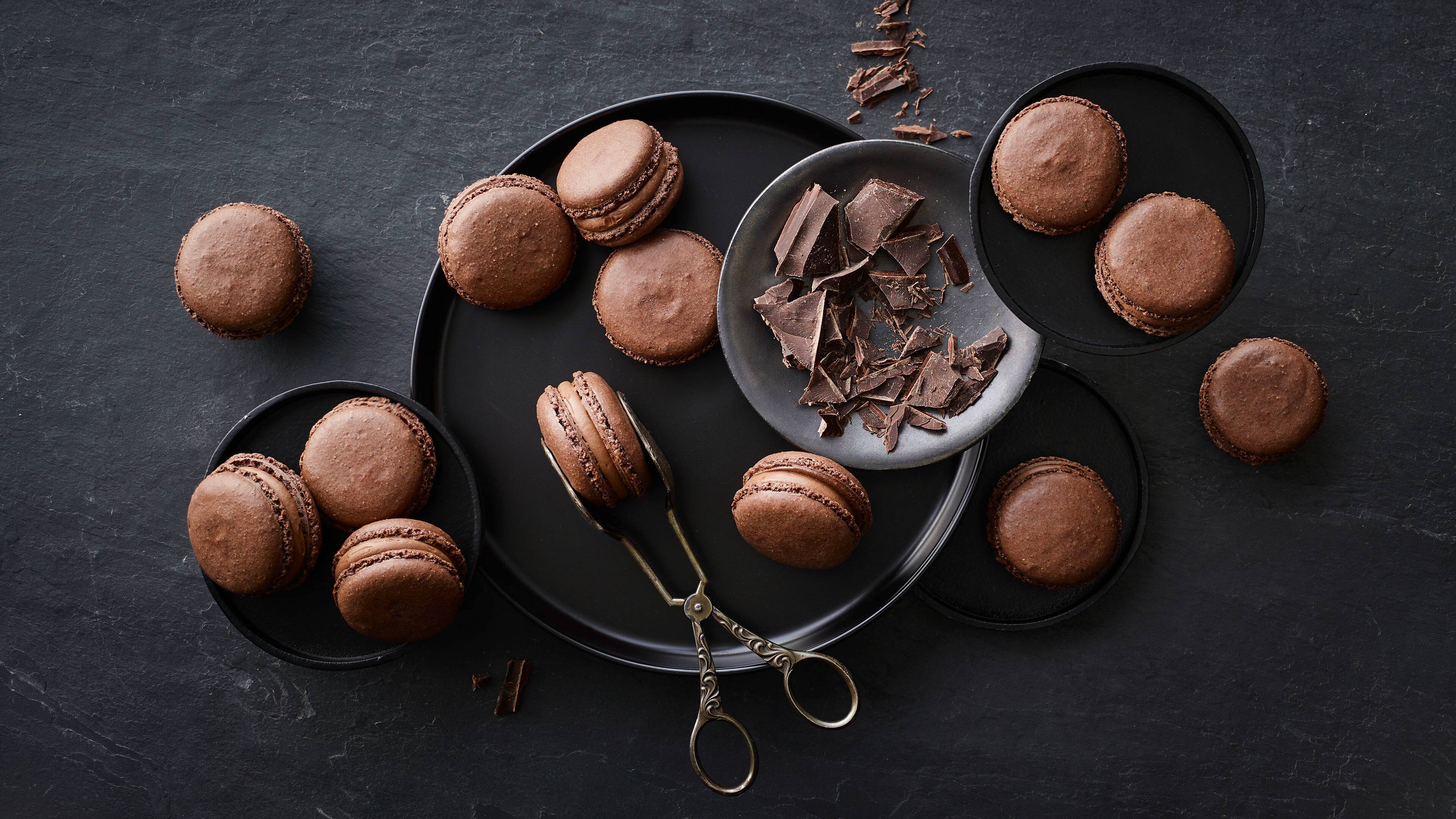 Schoko-Macarons Schoko-Macarons