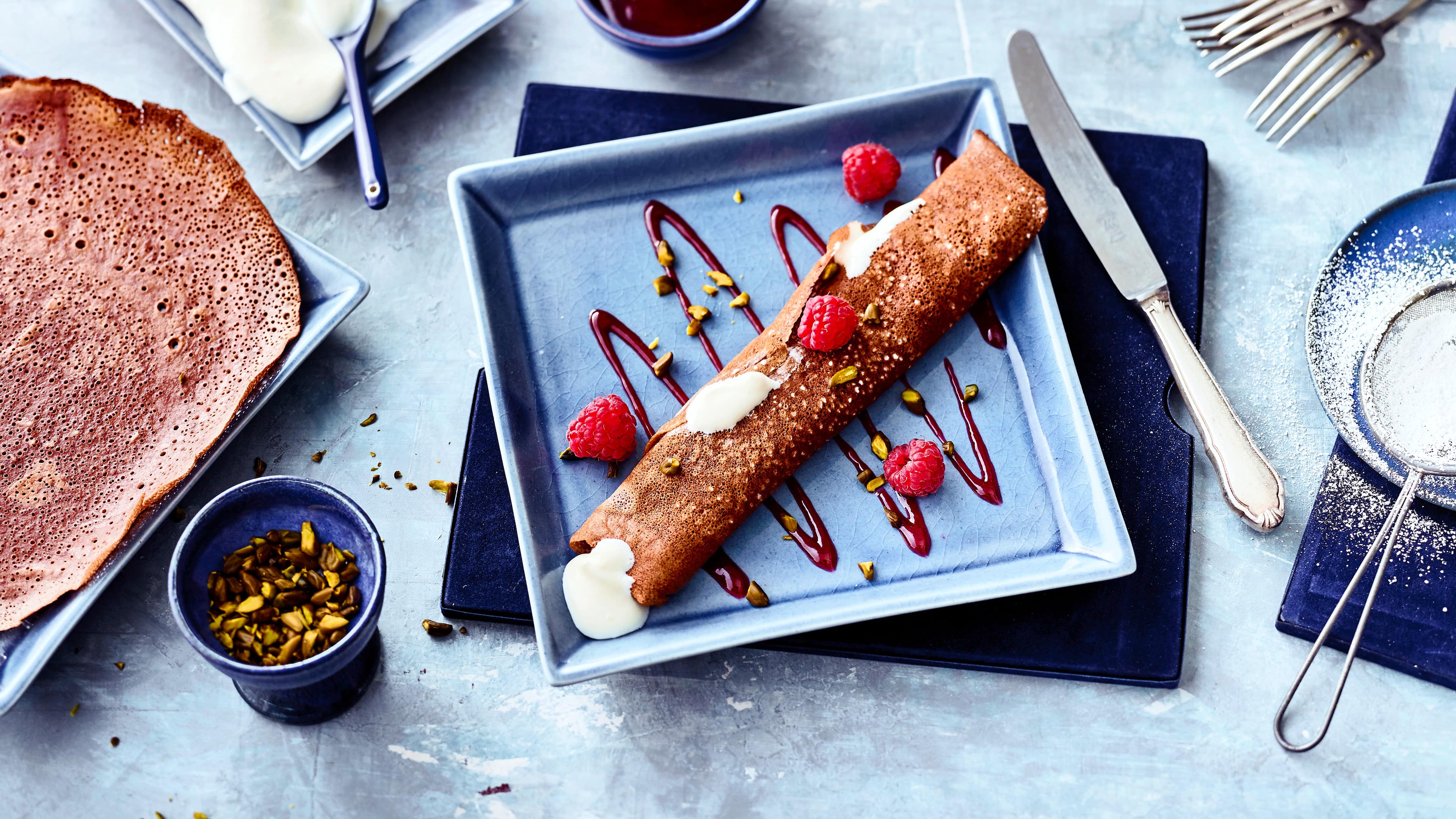 Schoko-Pfannkuchen Schoko-Pfannkuchen