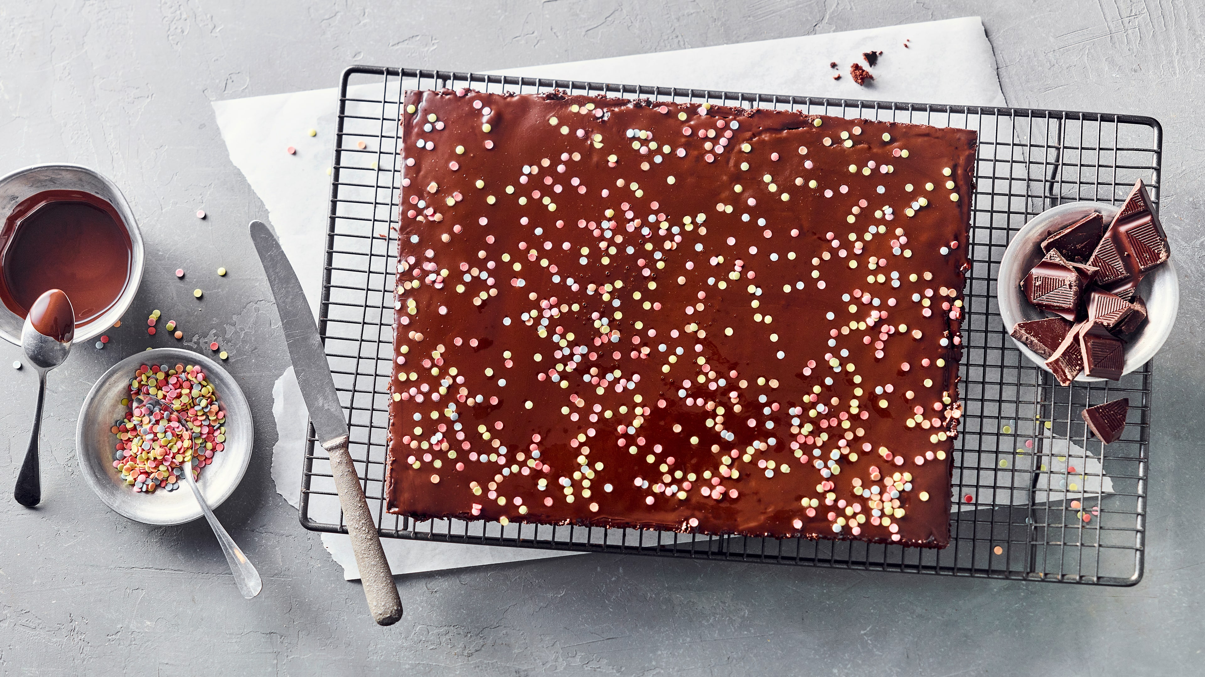 Schokokuchen vom Blech Schokokuchen vom Blech