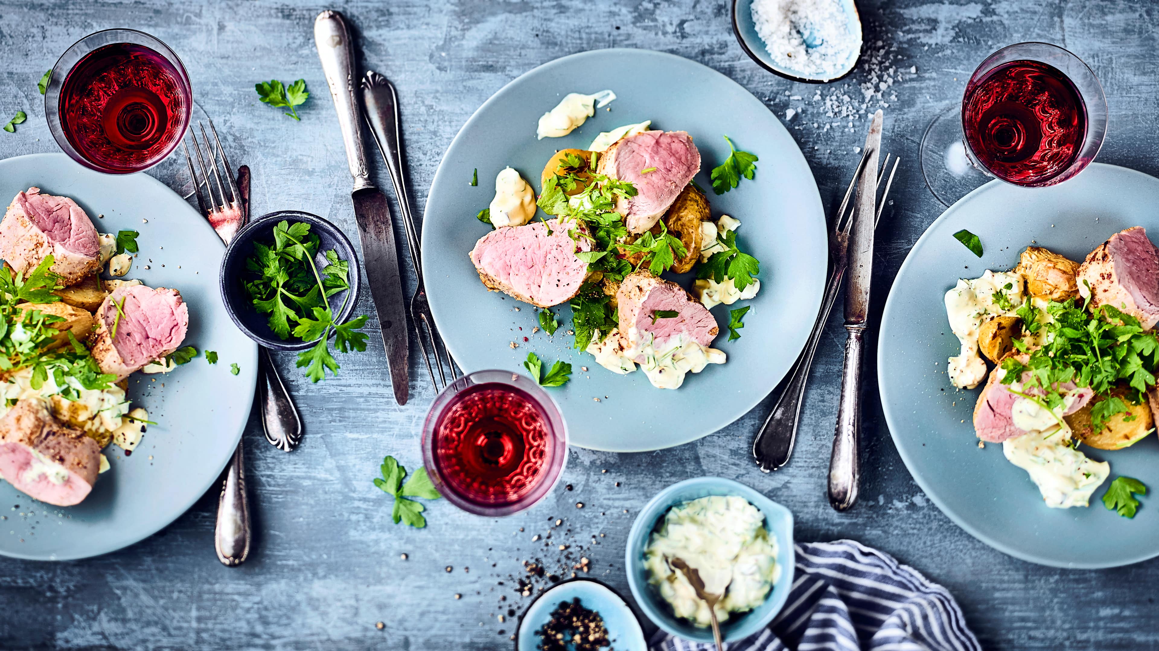 Schweinefilet mit Kartoffeln Schweinefilet mit Kartoffeln