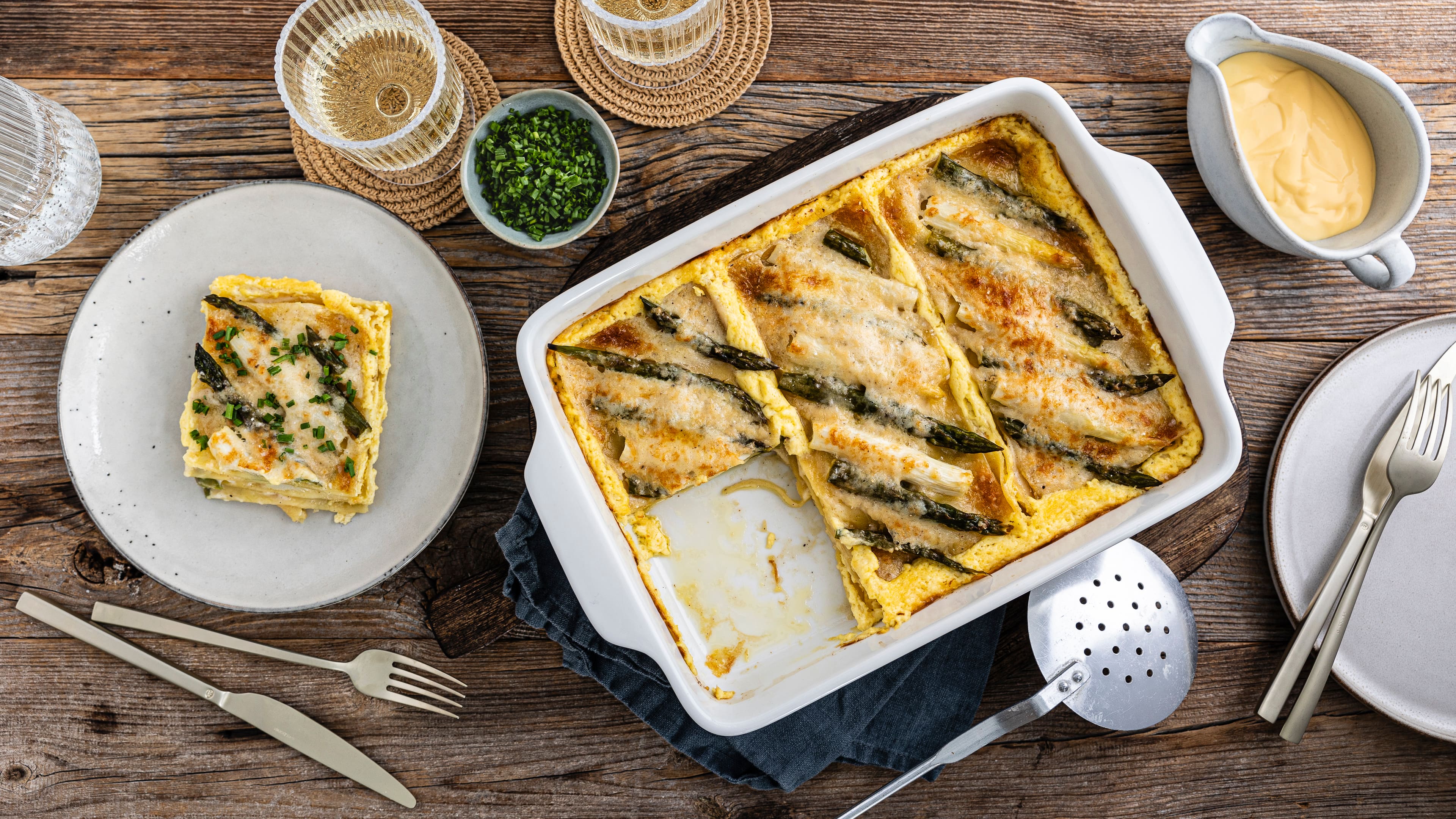 Spargellasagne Spargellasagne