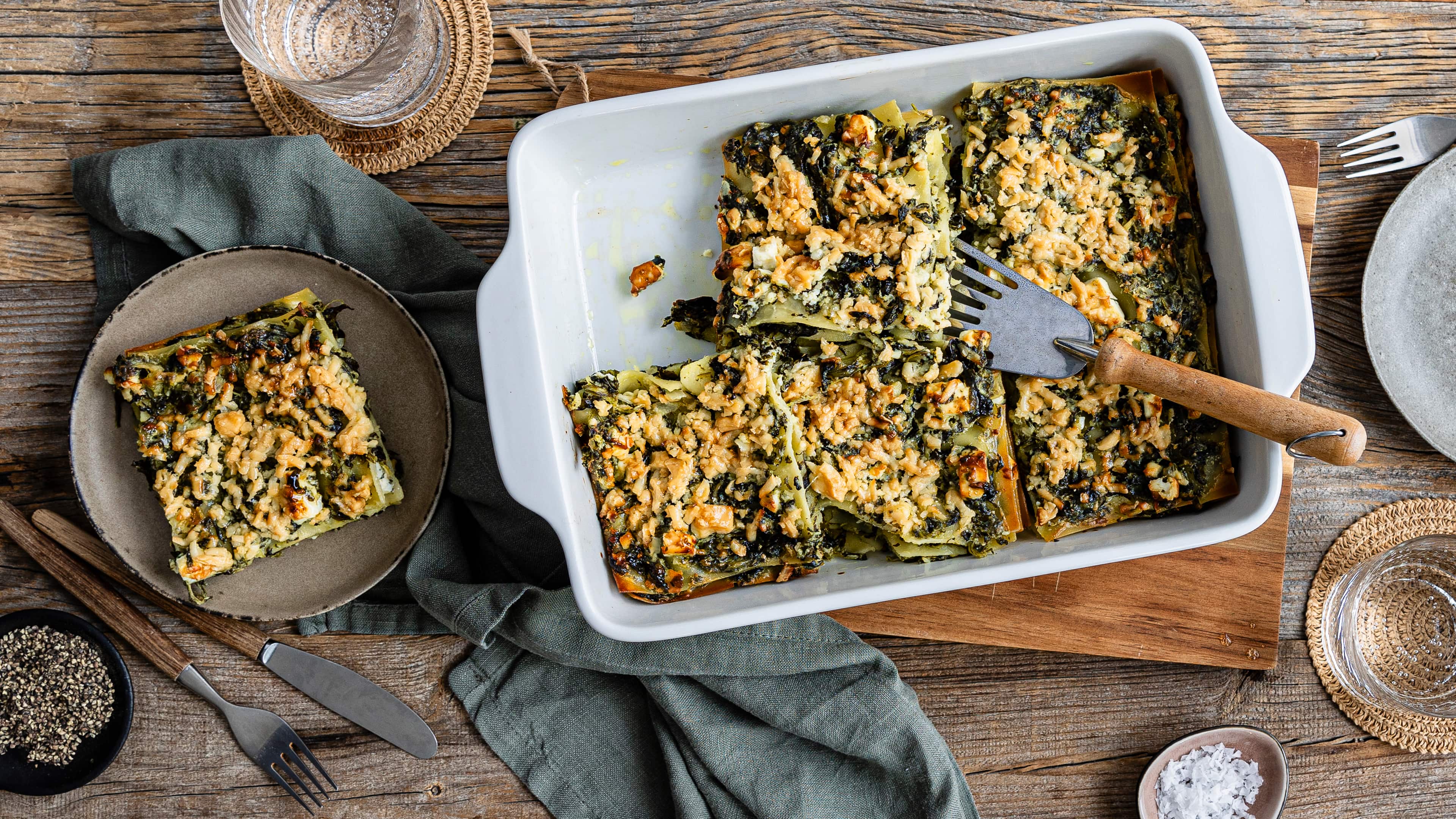 Spinat-Lasagne Spinat-Lasagne