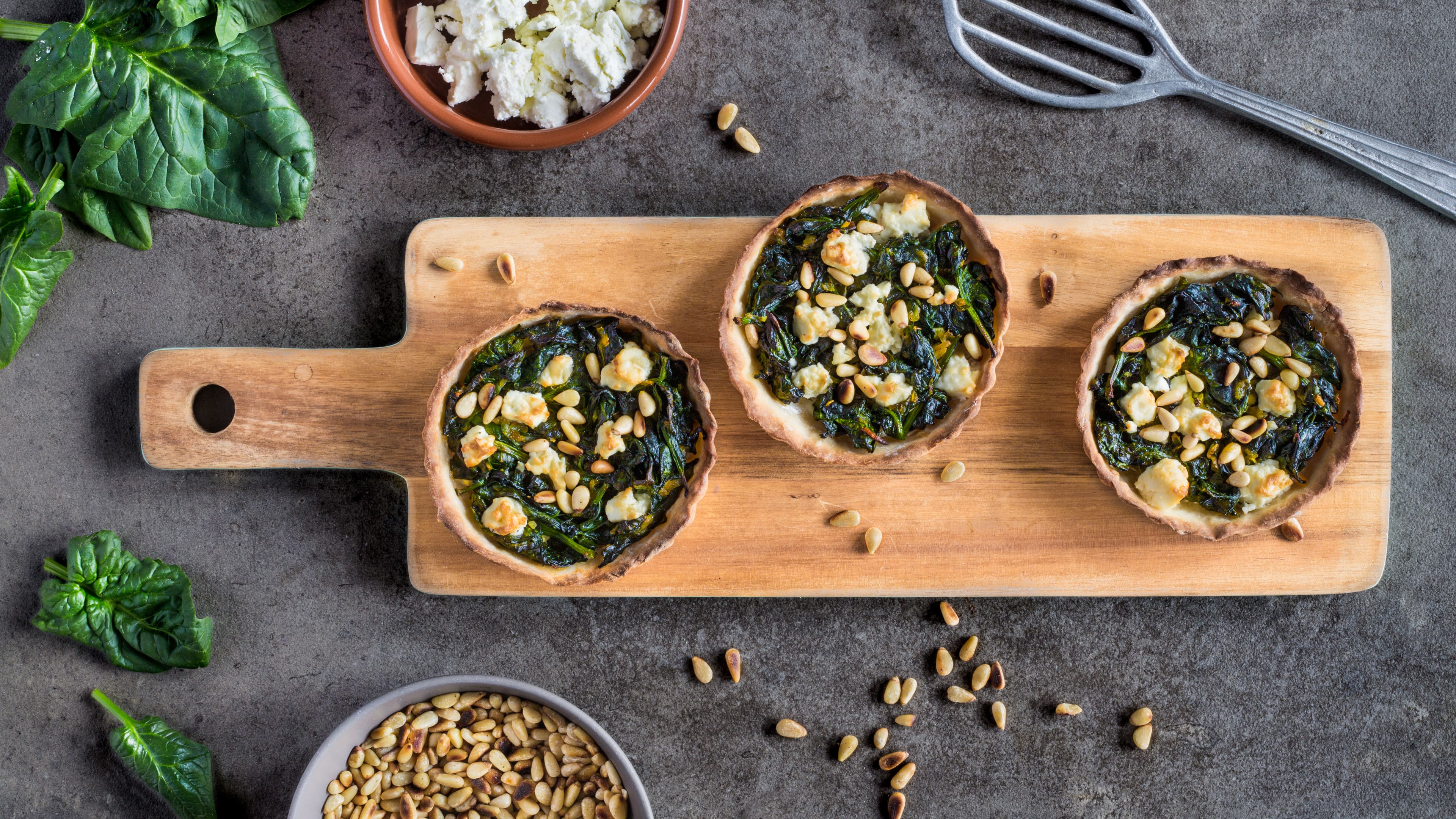 Spinat-Tartelettes Spinat-Tartelettes