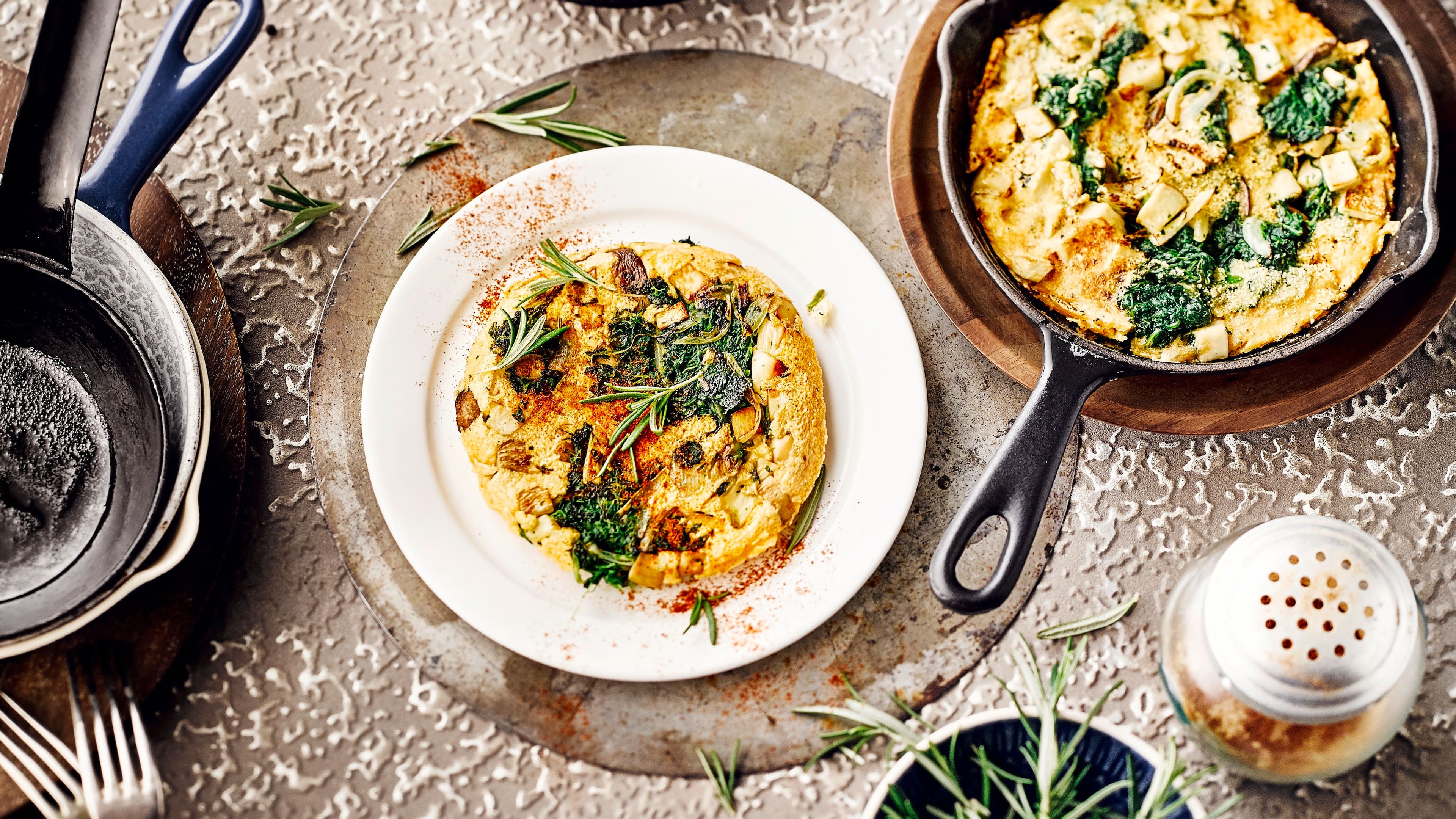 Spinatfrittata Spinatfrittata