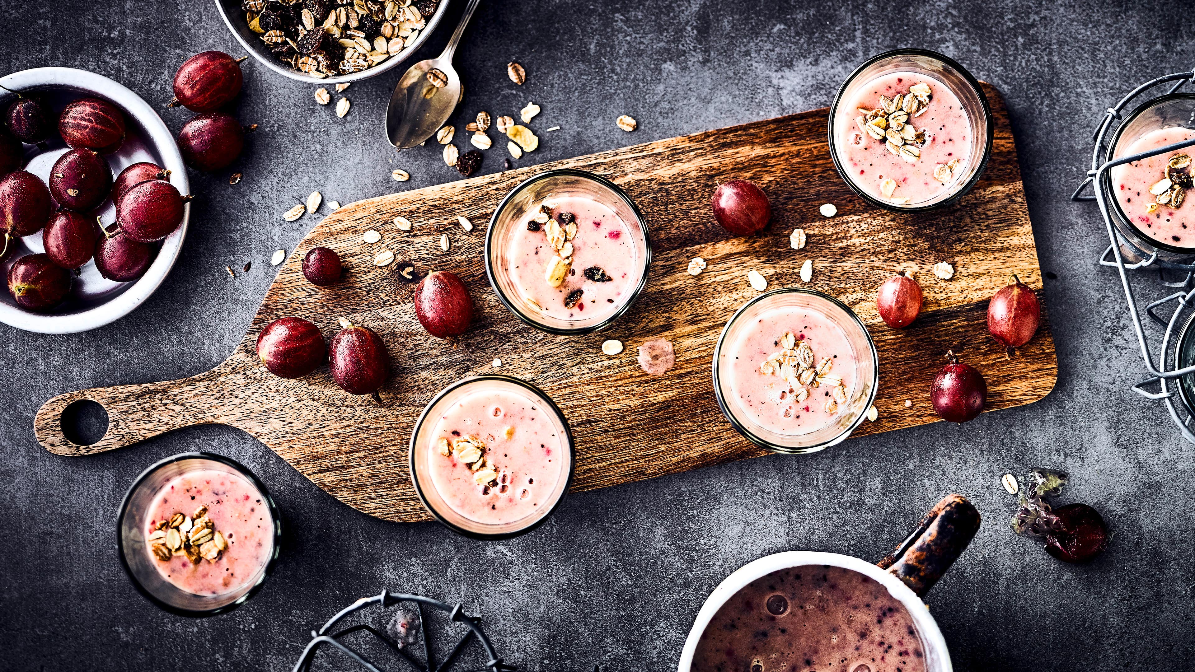 Stachelbeer-Kiwi-Smoothie