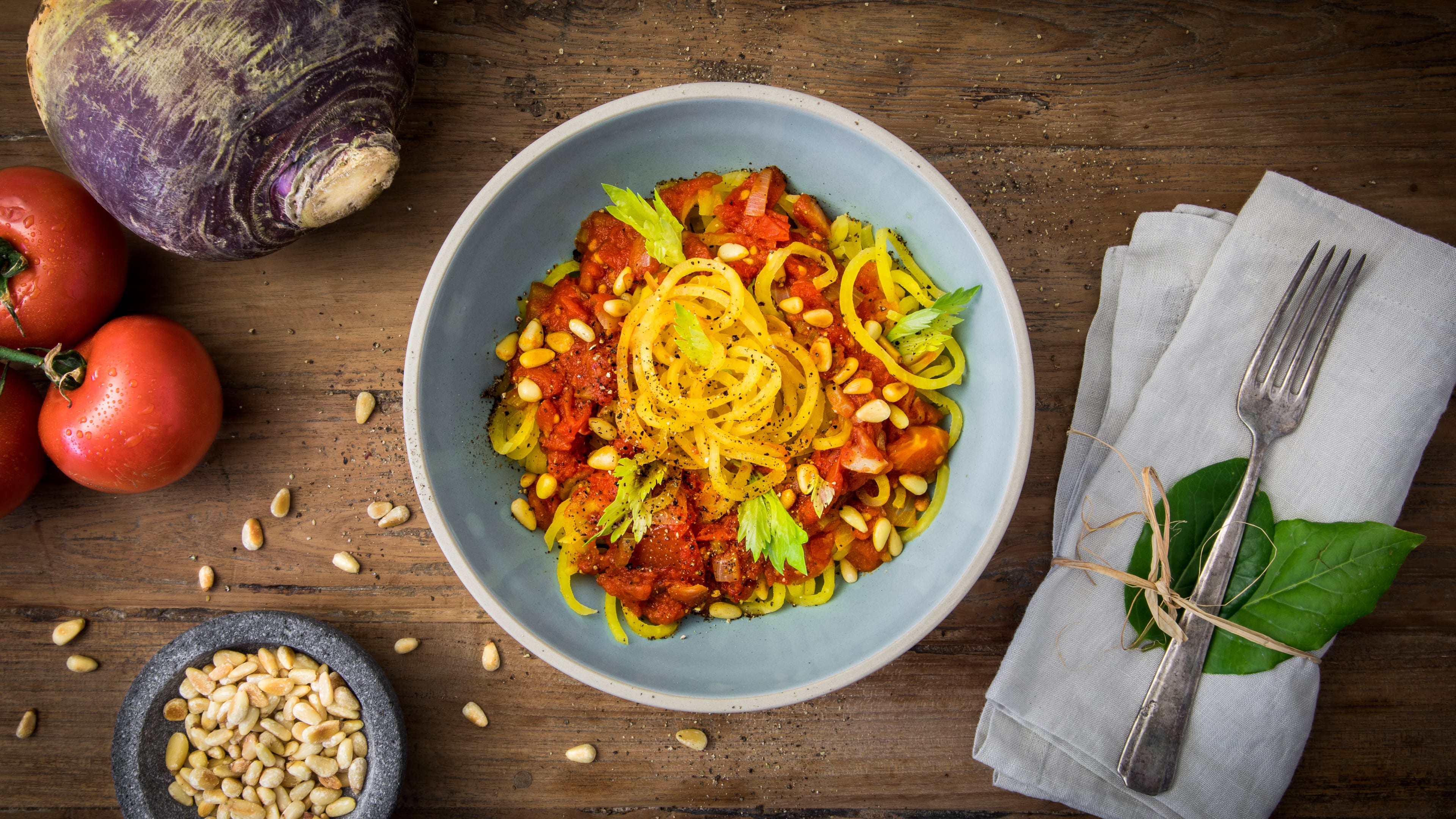 Steckrübenpasta Steckrübenpasta