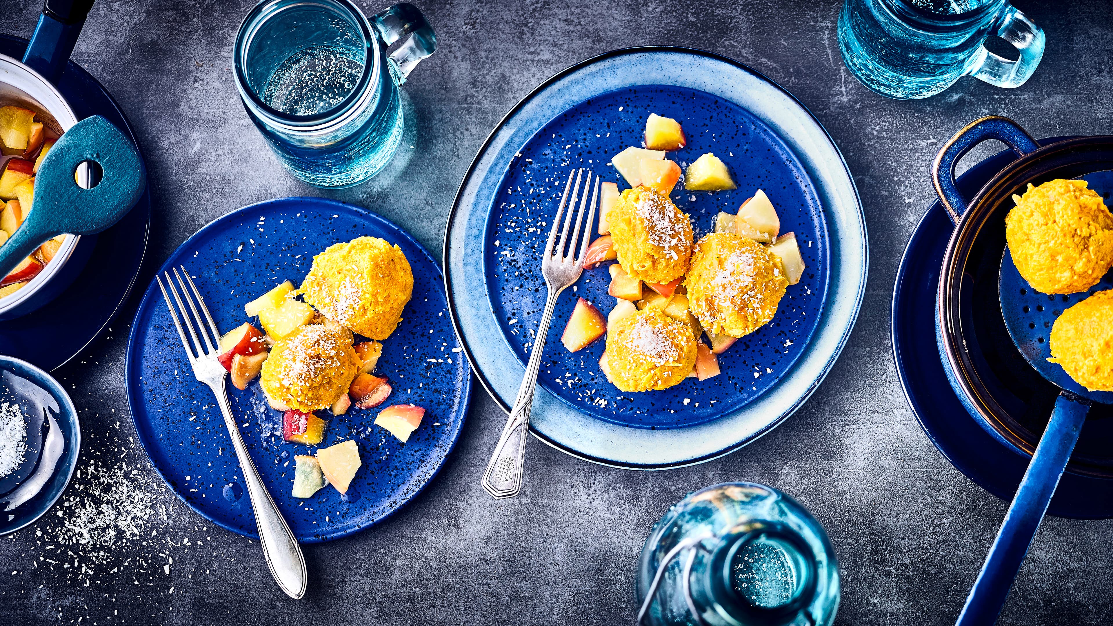Süßkartoffel-Knödel Süßkartoffel-Knödel