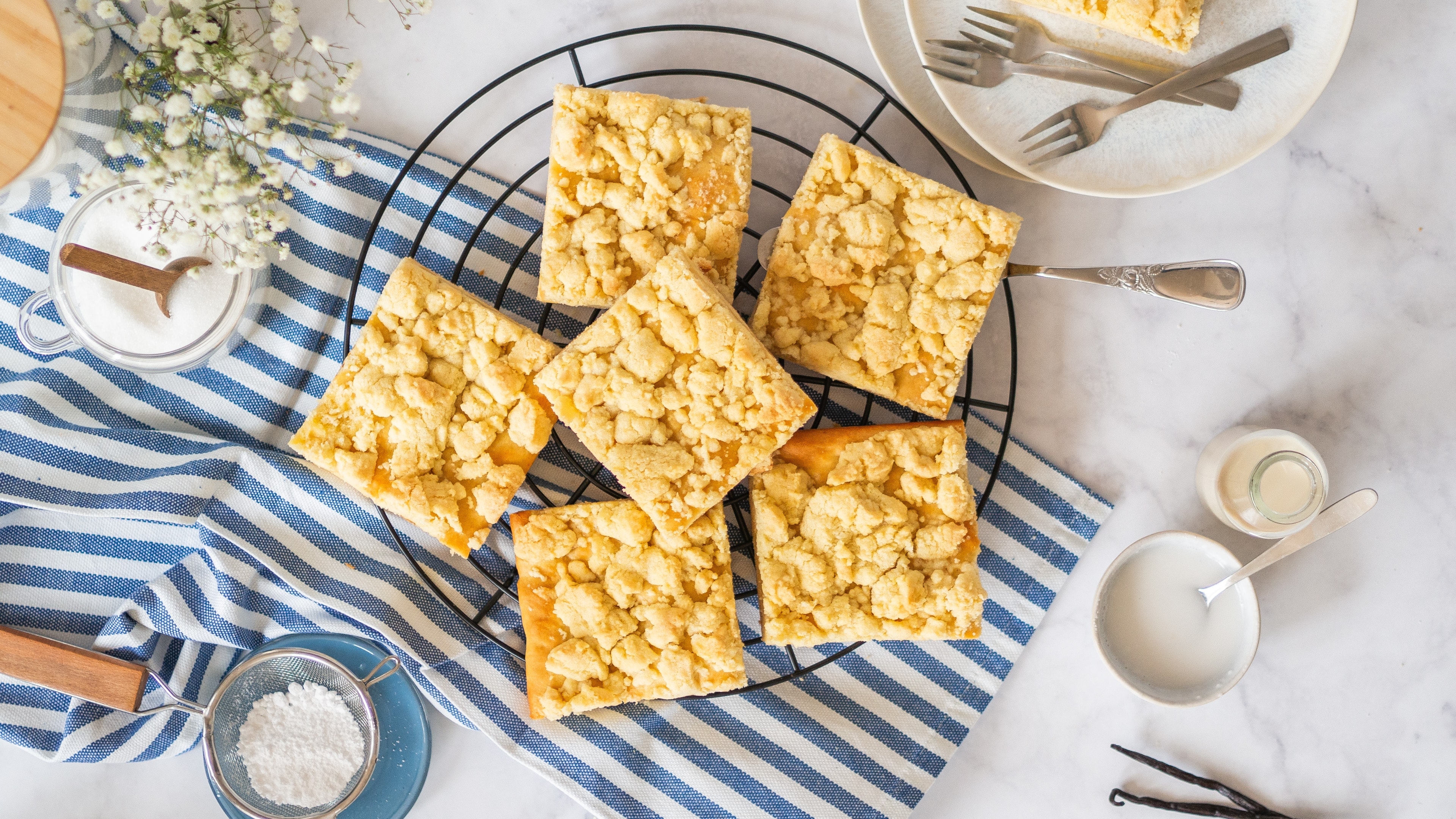 Veganer Streuselkuchen Veganer Streuselkuchen