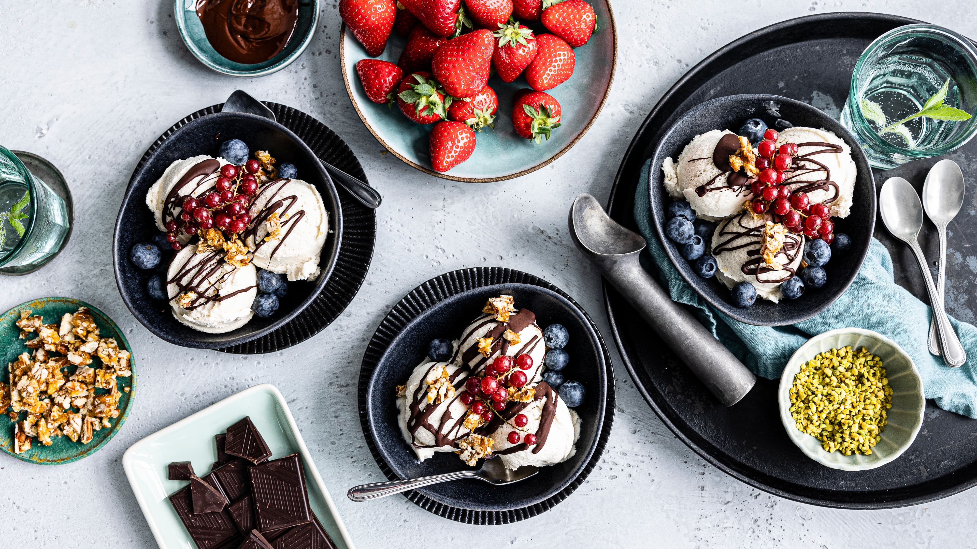 Veganes Eis ohne Eismaschine Veganes Eis ohne Eismaschine