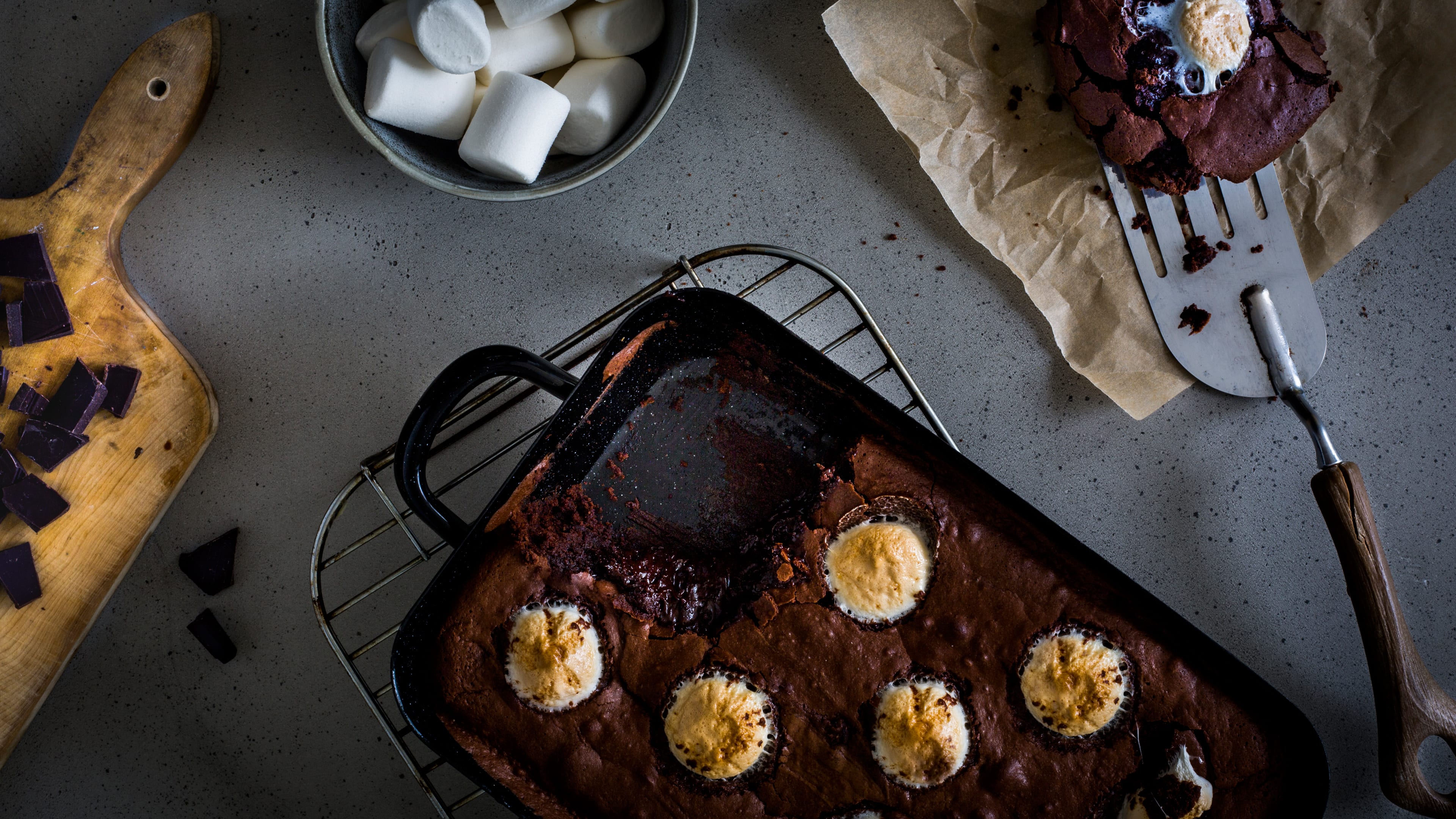 Whiskey-Brownies vom Grill Whiskey-Brownies vom Grill