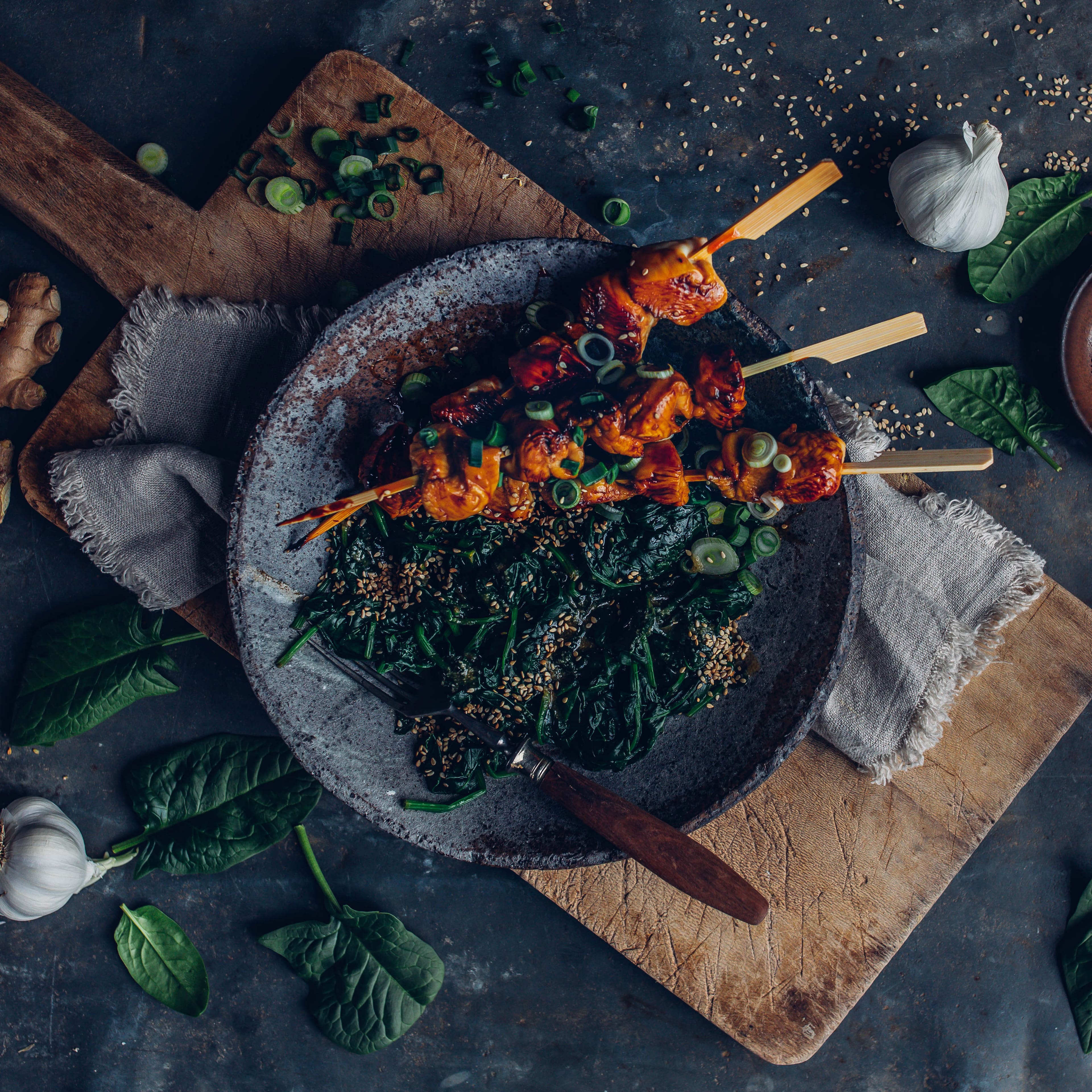 Salat mit Hähnchenbrust