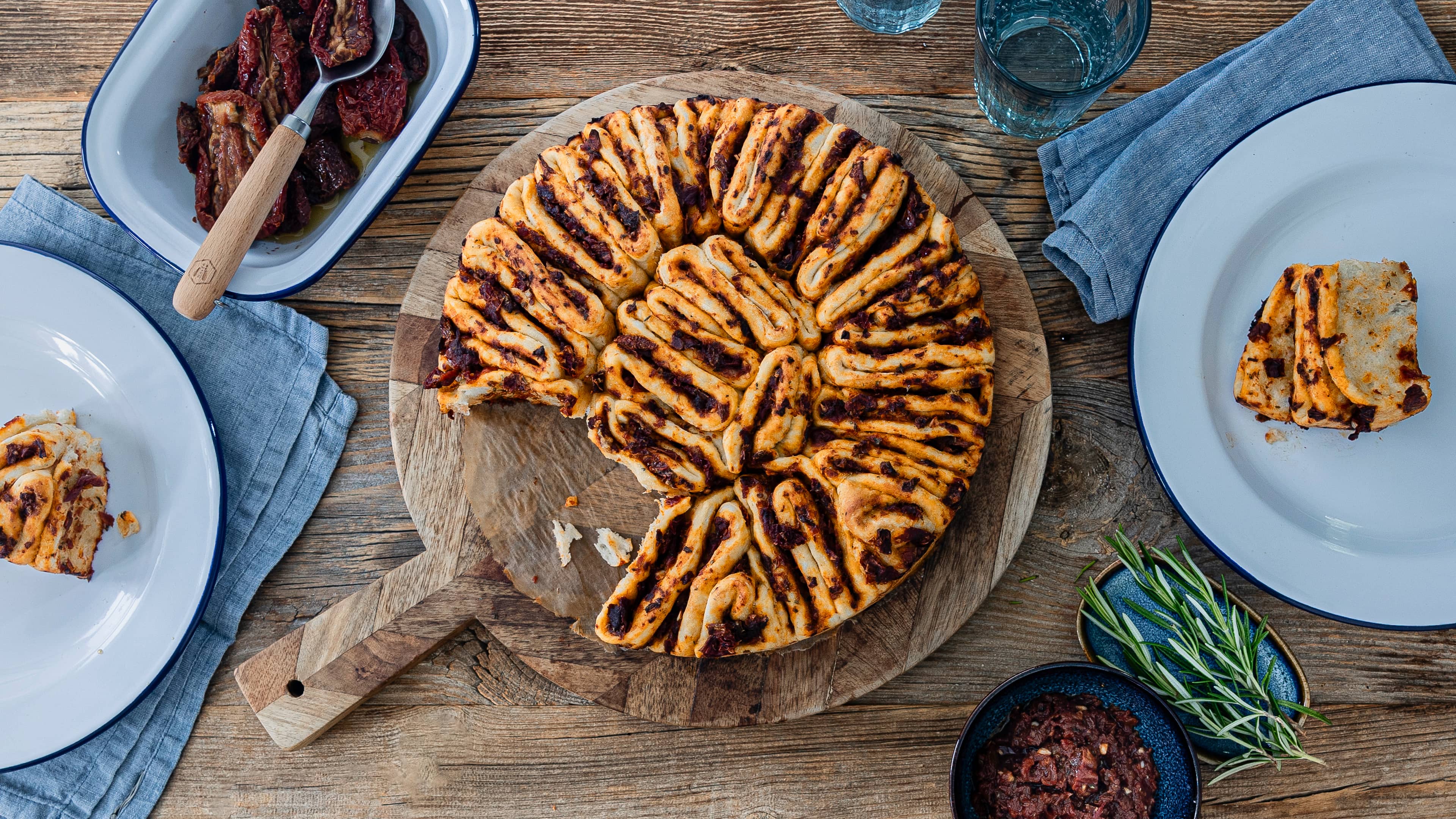 Zupfbrot Dutch-Oven Zupfbrot Dutch-Oven