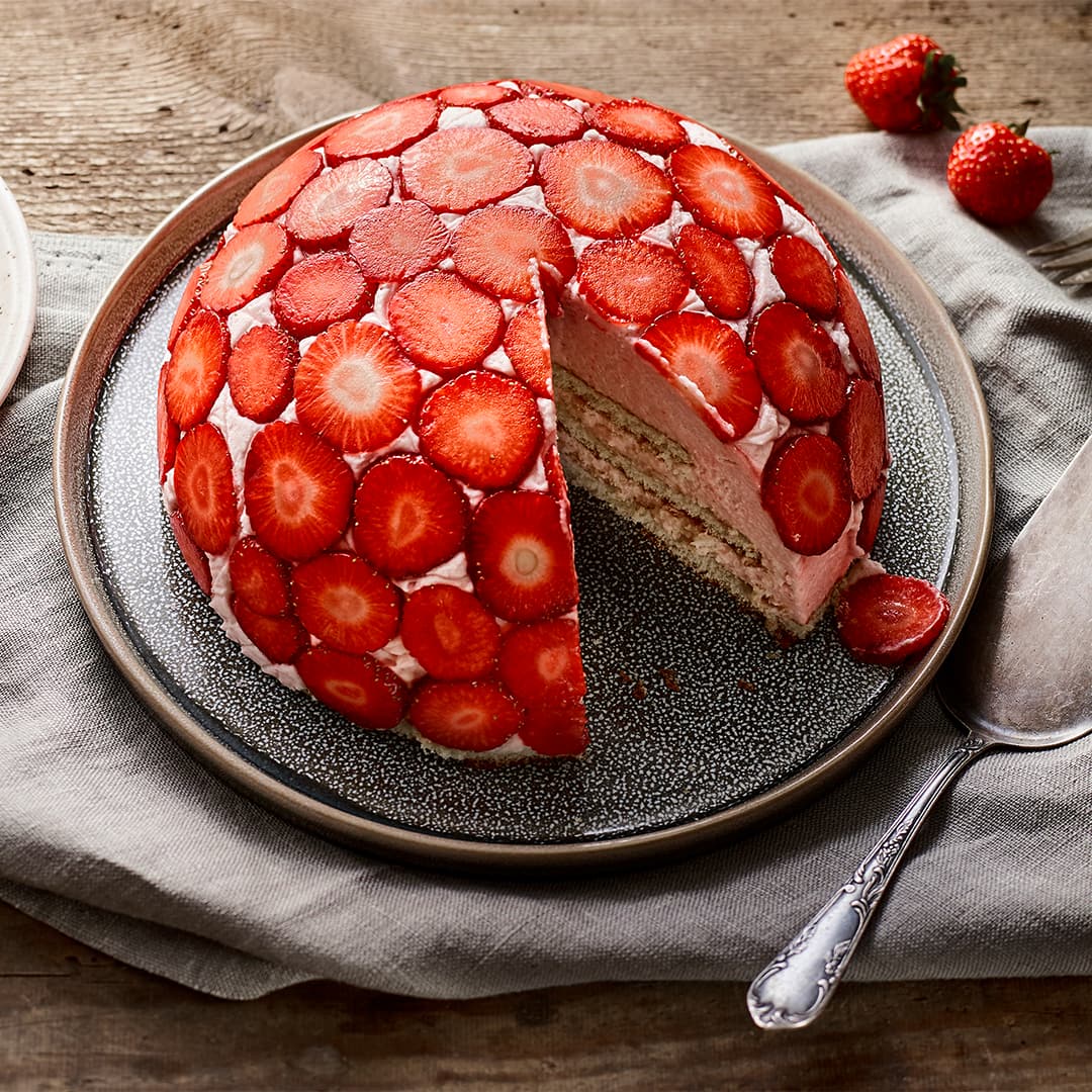 Erdbeer-Kuppeltorte