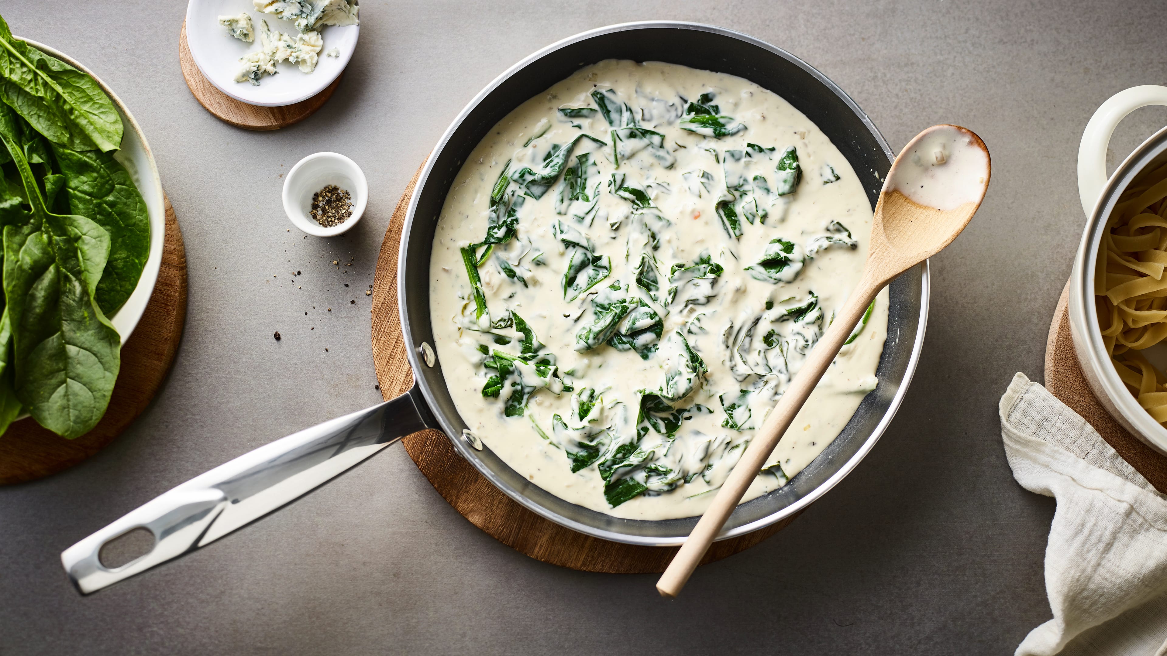 Gorgonzola-Spinat-Sauce Gorgonzola-Spinat-Sauce