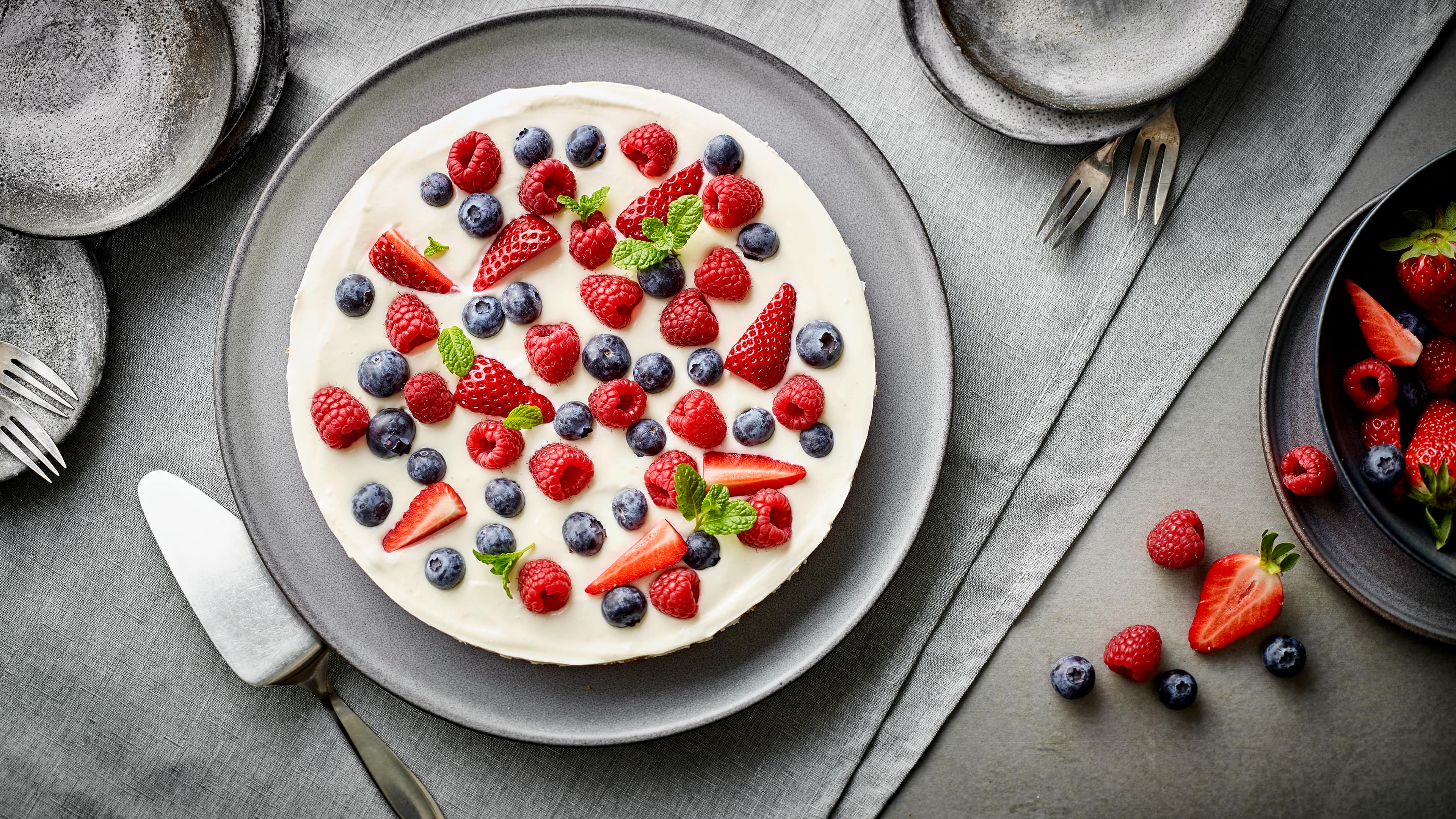 Philadelphia-Torte ohne Backen Philadelphia-Torte ohne Backen