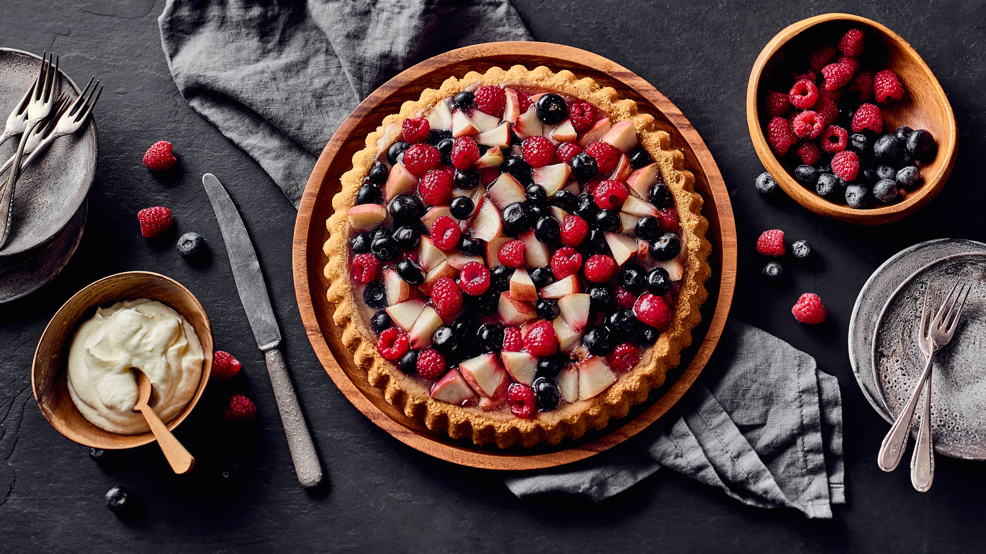 Veganer Obstkuchen Veganer Obstkuchen