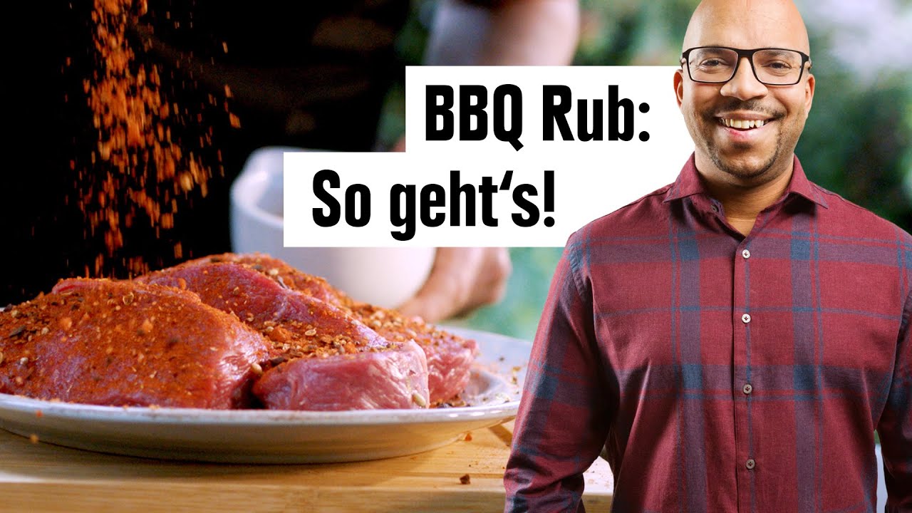 YouTube Platzhalterbild für ein Video mit dem Titel 'BBQ Rub Rezept'.